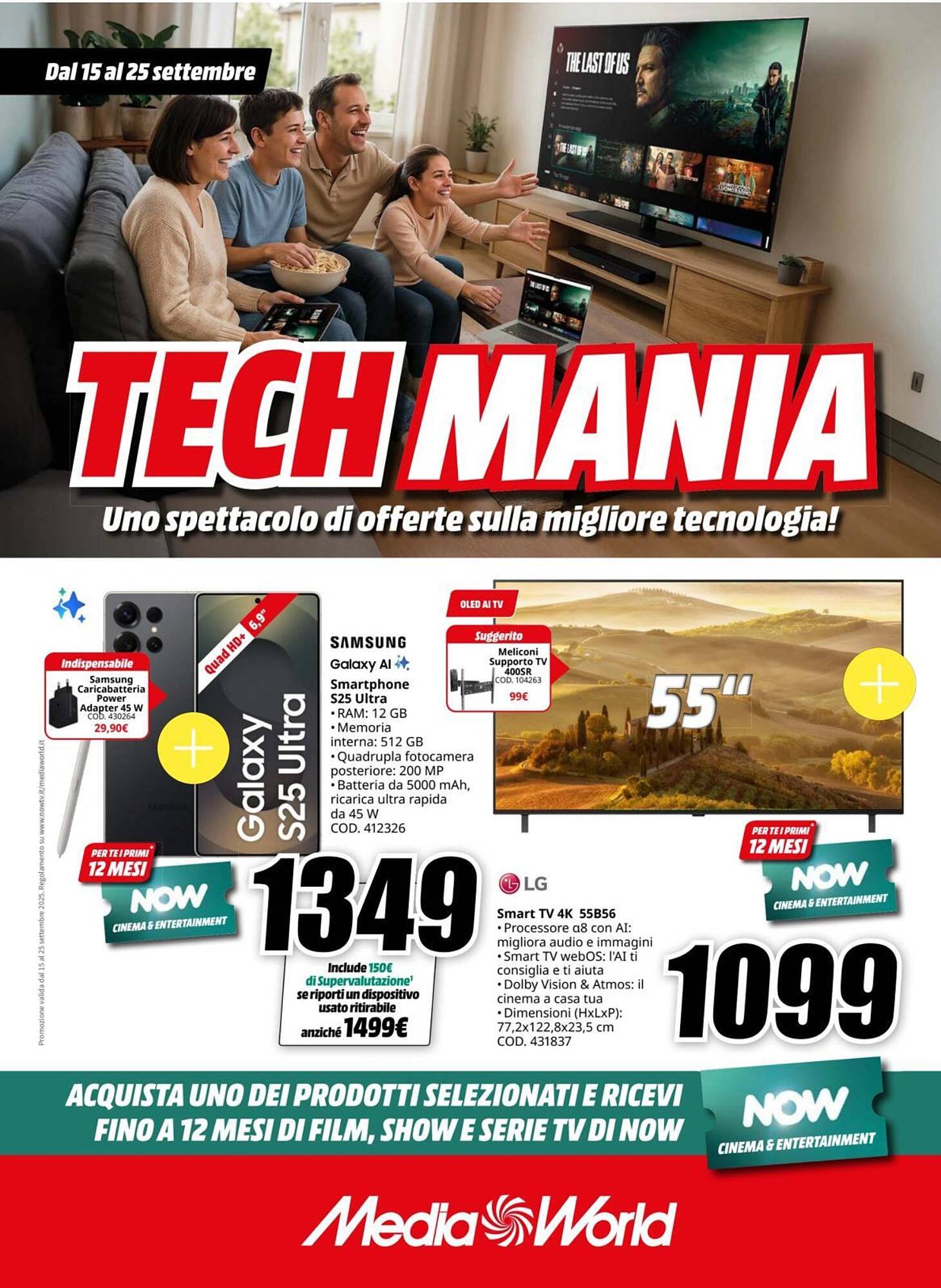 Volantino MediaWorld (2025-09-15 - 2025-09-25)