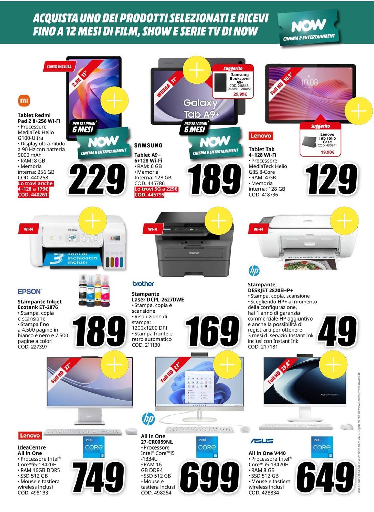 Volantino MediaWorld (2025-09-15 - 2025-09-25)
