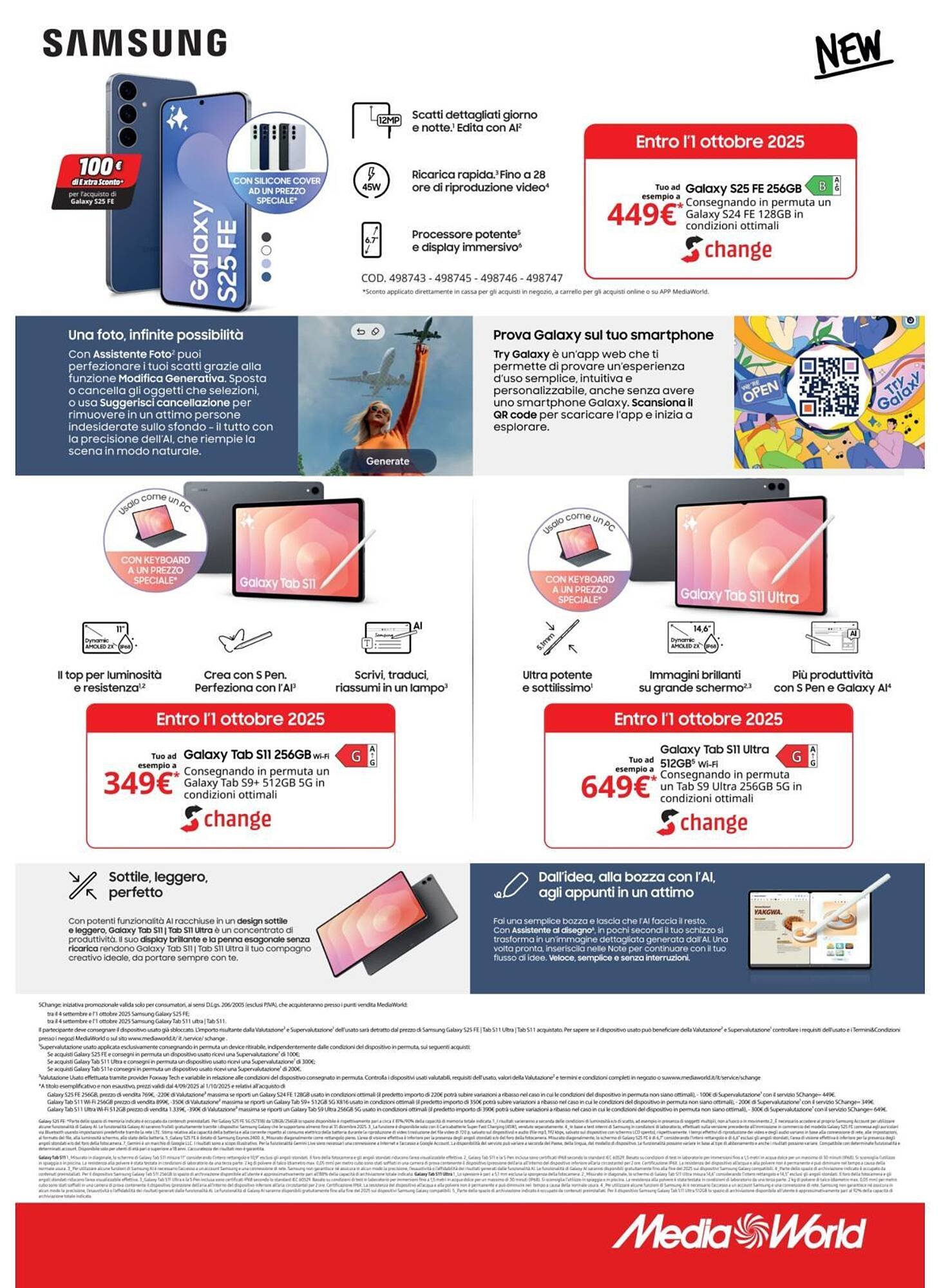 Volantino MediaWorld (2025-09-15 - 2025-09-25)