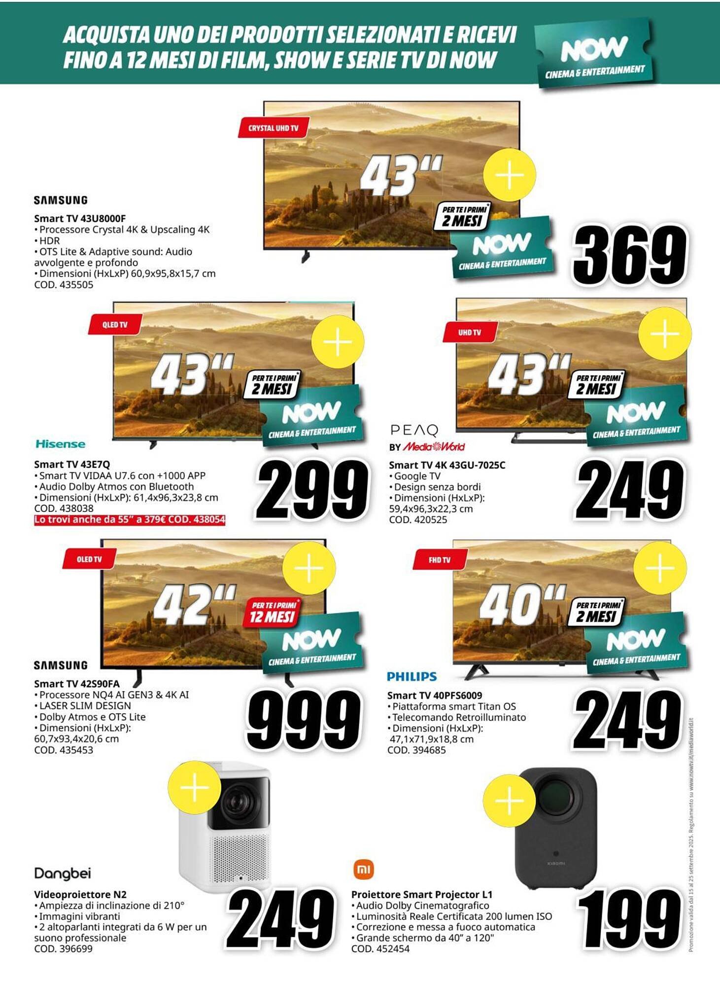 Volantino MediaWorld (2025-09-15 - 2025-09-25)