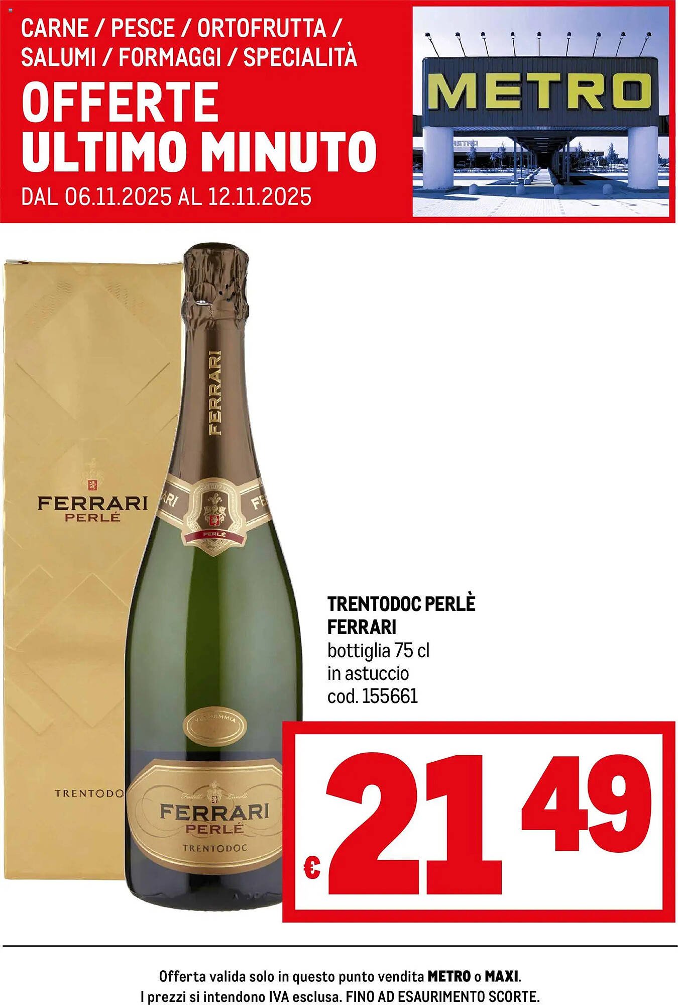 Volantino Metro (2025-11-06 - 2025-11-12)