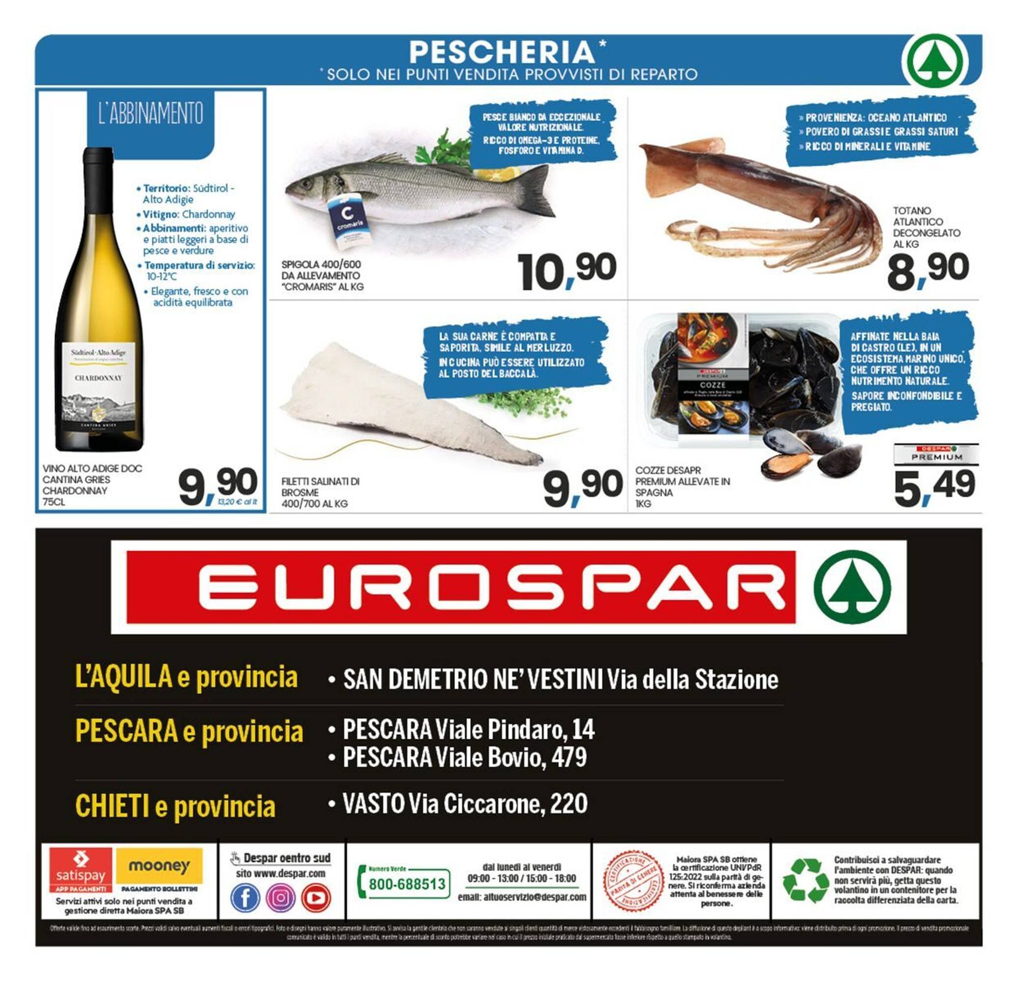 Volantino Eurospar (2025-12-27 - 2026-01-08)