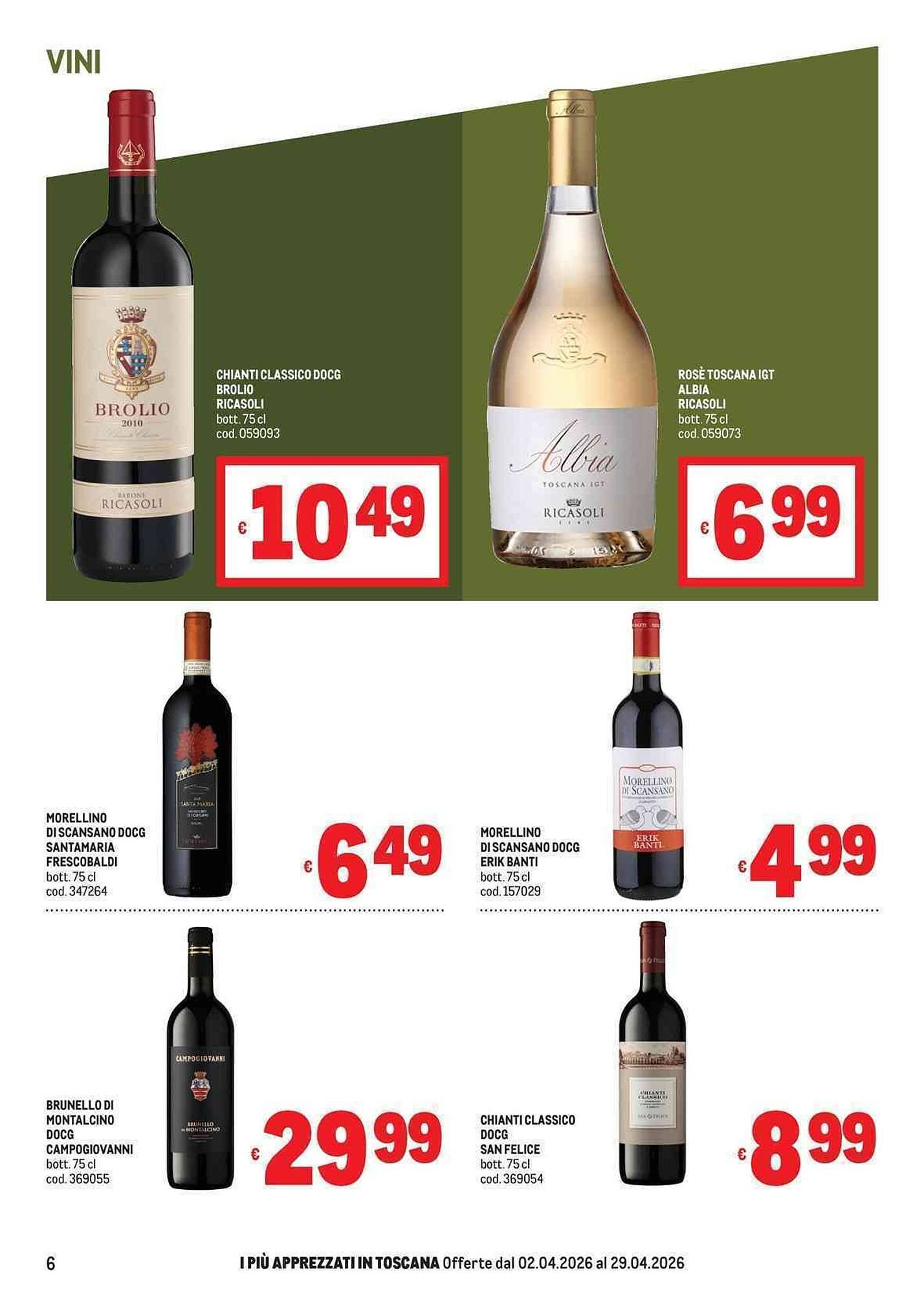 Volantino Metro (2026-04-02 - 2026-04-29)