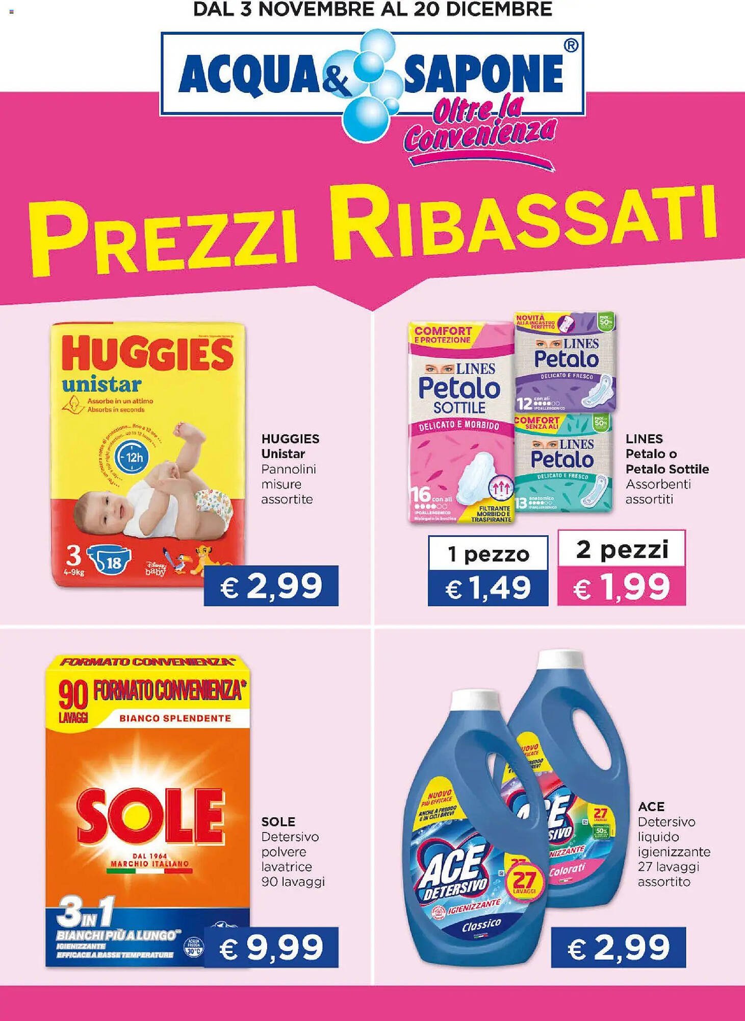 Volantino Acqua &amp; Sapone (2025-11-03 - 2025-12-20)