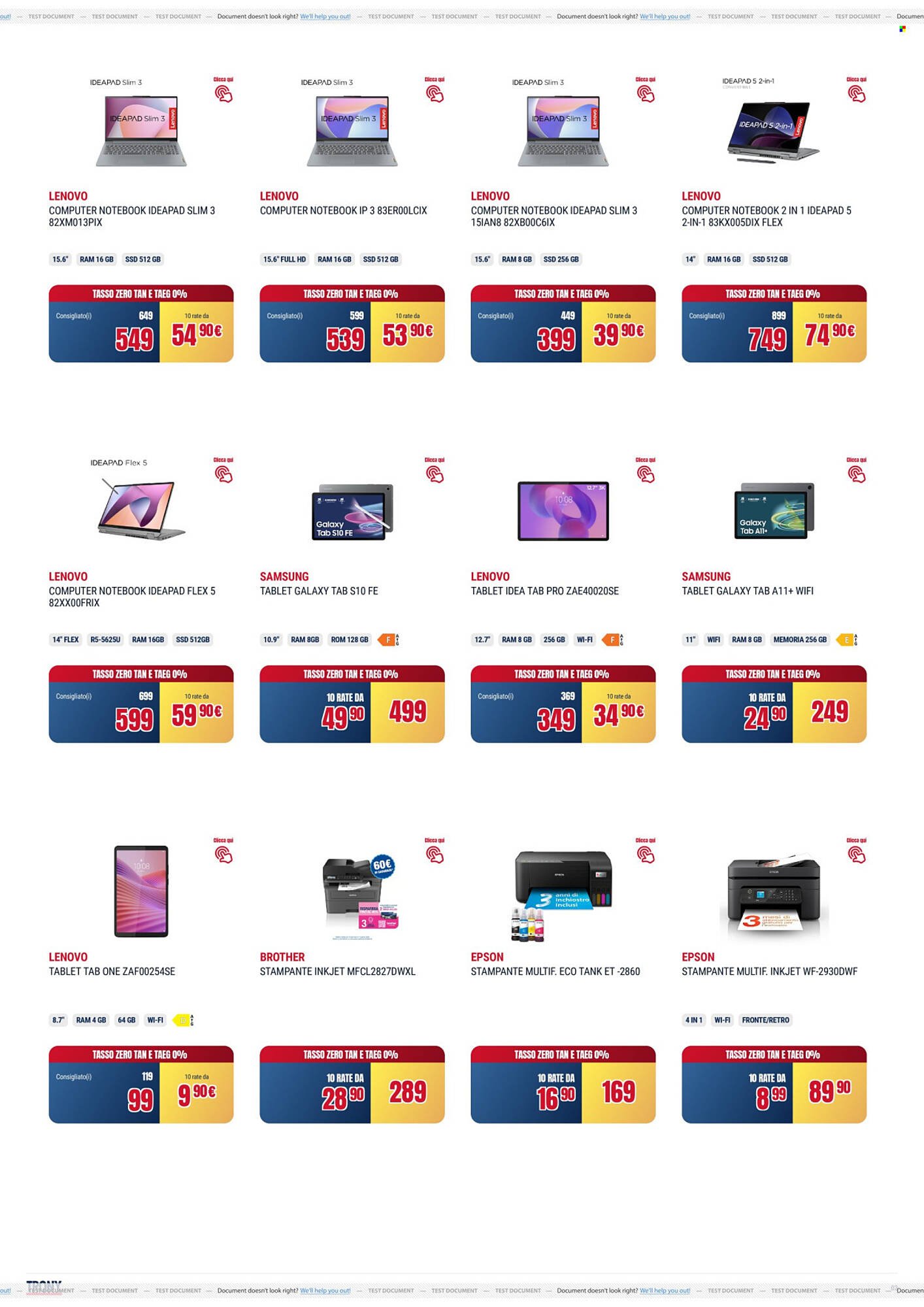 Volantino Trony (2026-02-05 - 2026-02-18)