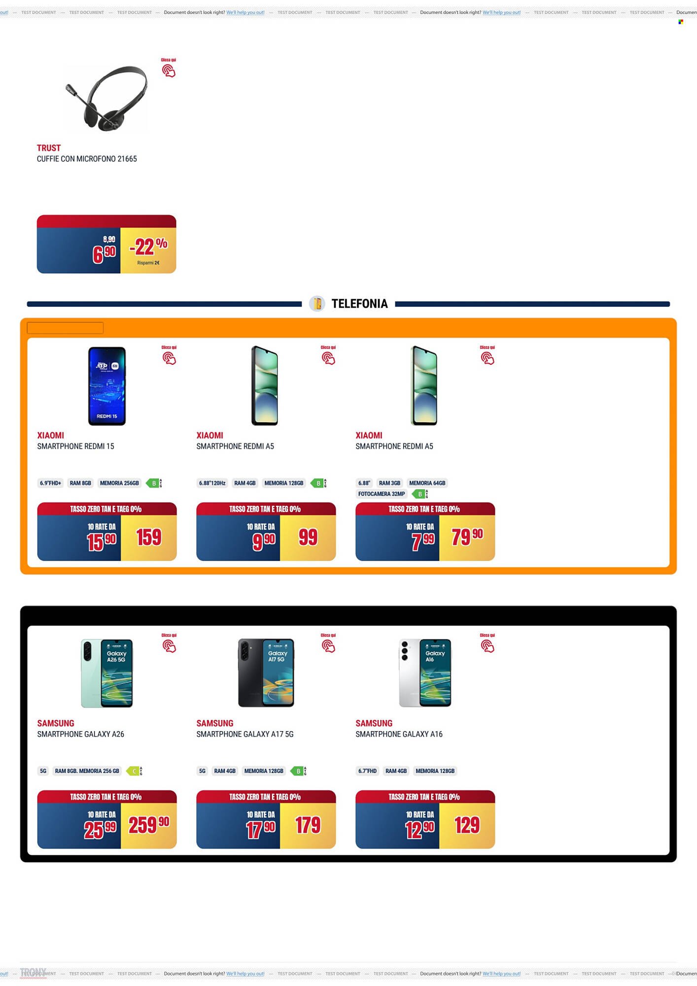 Volantino Trony (2026-02-05 - 2026-02-18)