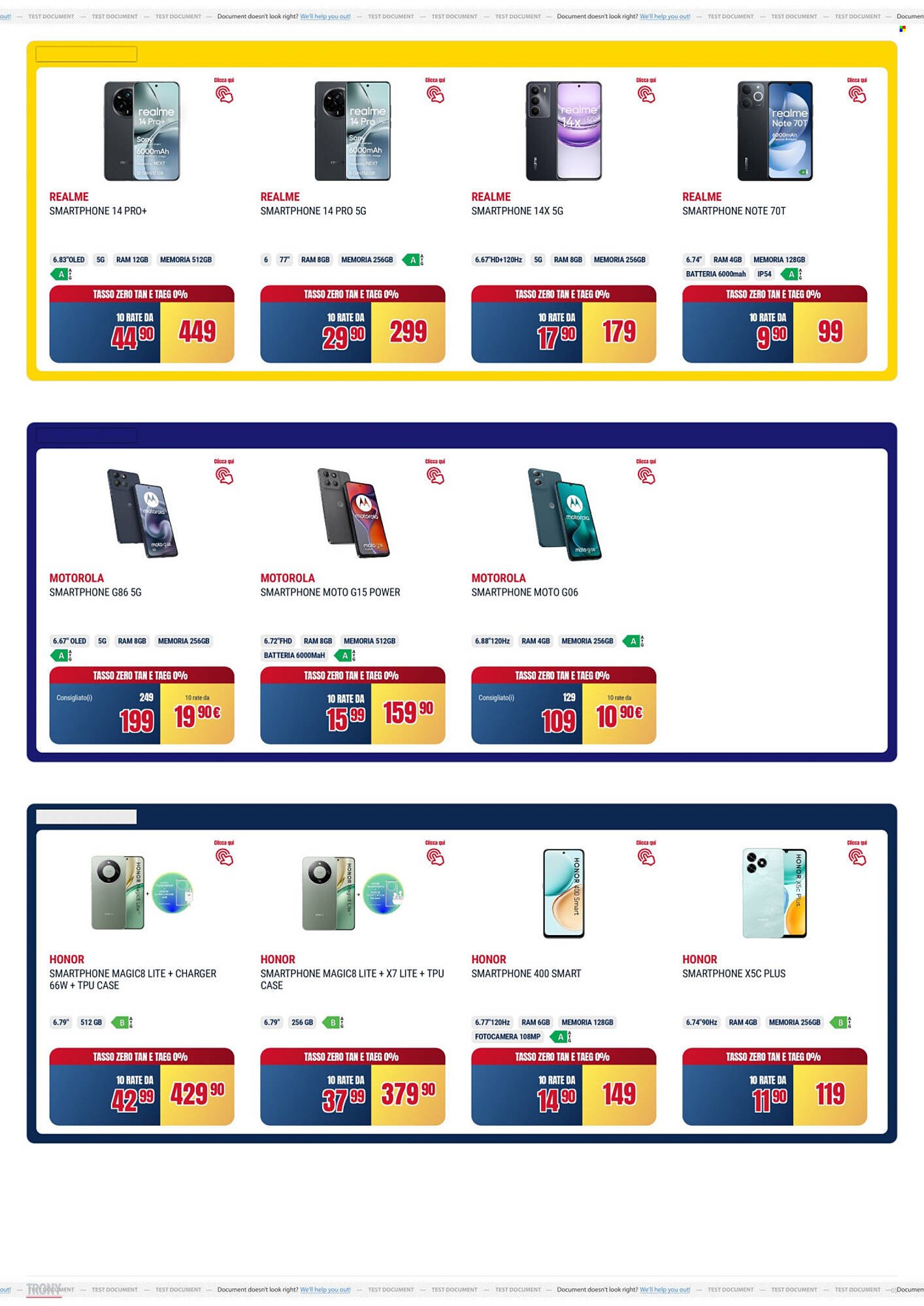 Volantino Trony (2026-02-05 - 2026-02-18)