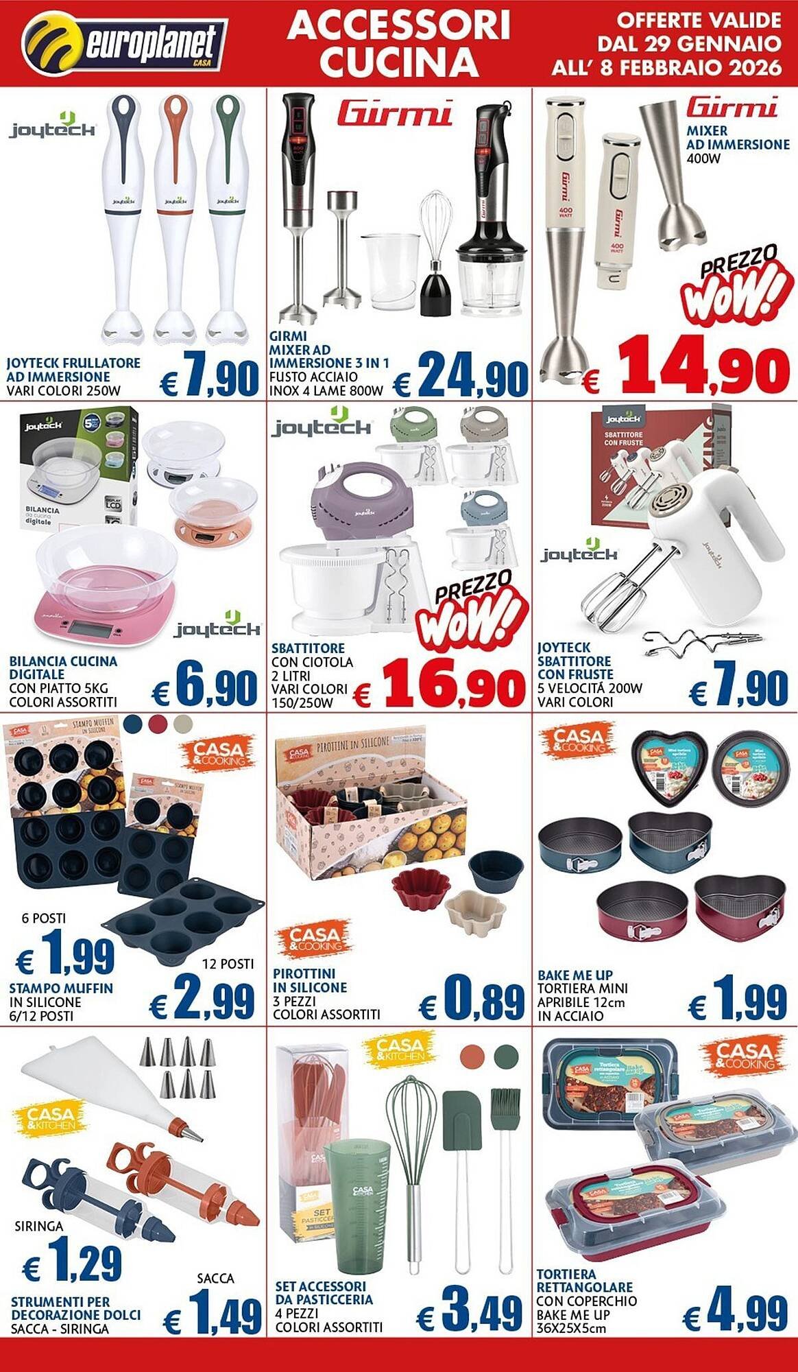 Volantino Europlanet Casa (2026-01-29 - 2026-02-08)