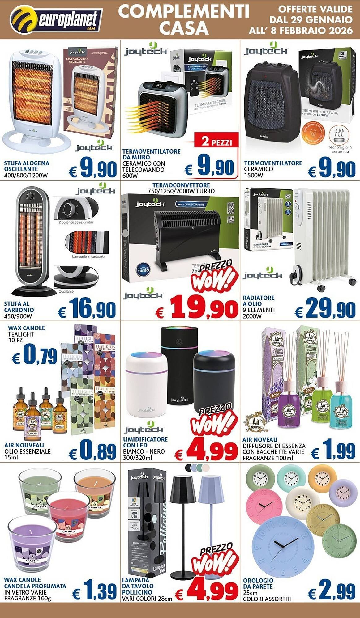 Volantino Europlanet Casa (2026-01-29 - 2026-02-08)