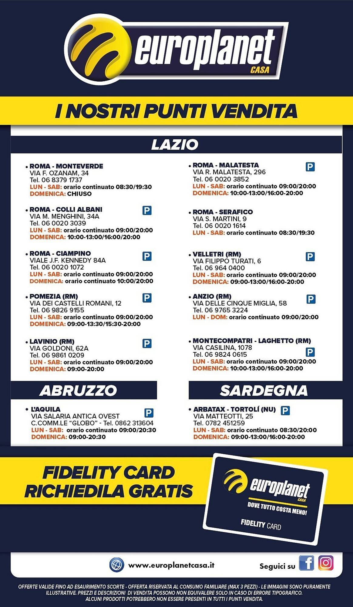 Volantino Europlanet Casa (2026-01-29 - 2026-02-08)