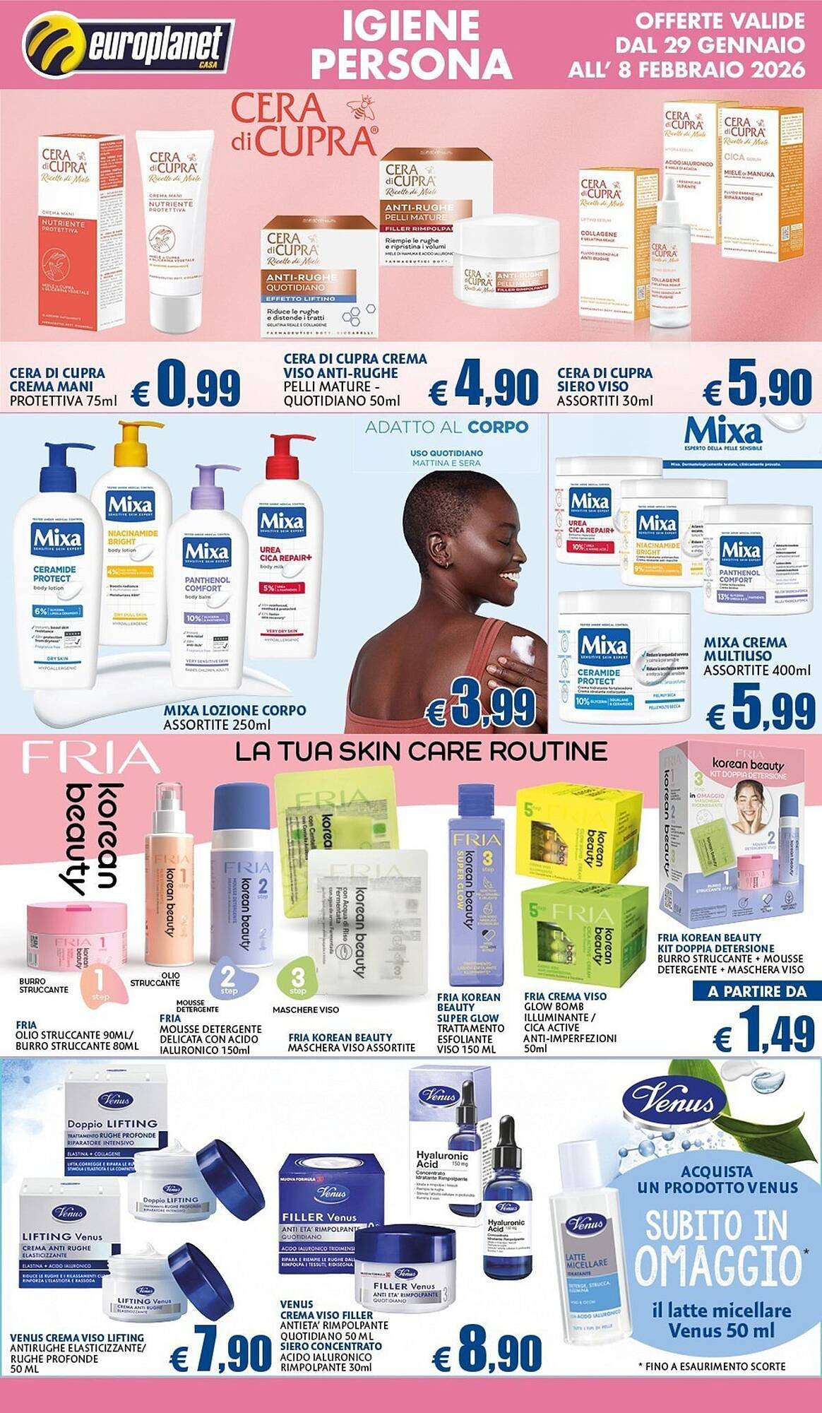 Volantino Europlanet Casa (2026-01-29 - 2026-02-08)