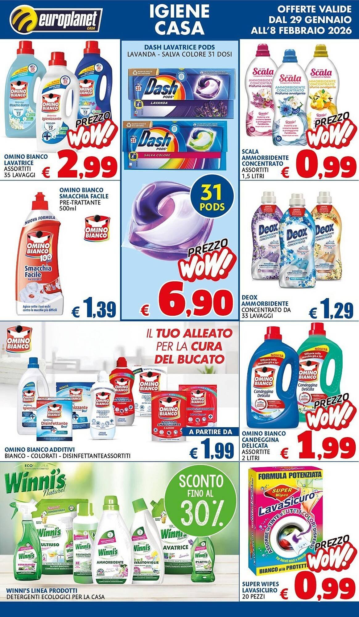 Volantino Europlanet Casa (2026-01-29 - 2026-02-08)