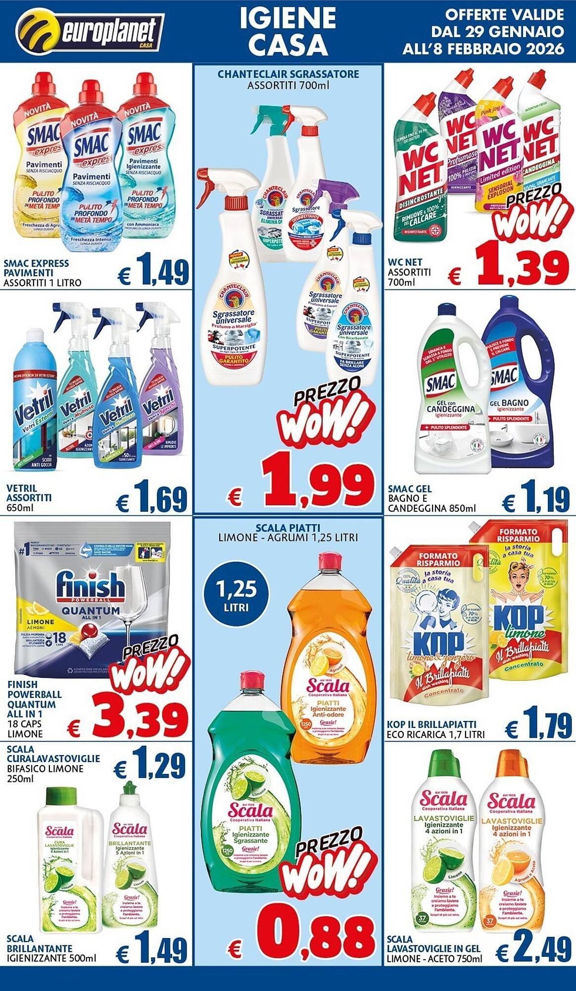 Volantino Europlanet Casa (2026-01-29 - 2026-02-08)