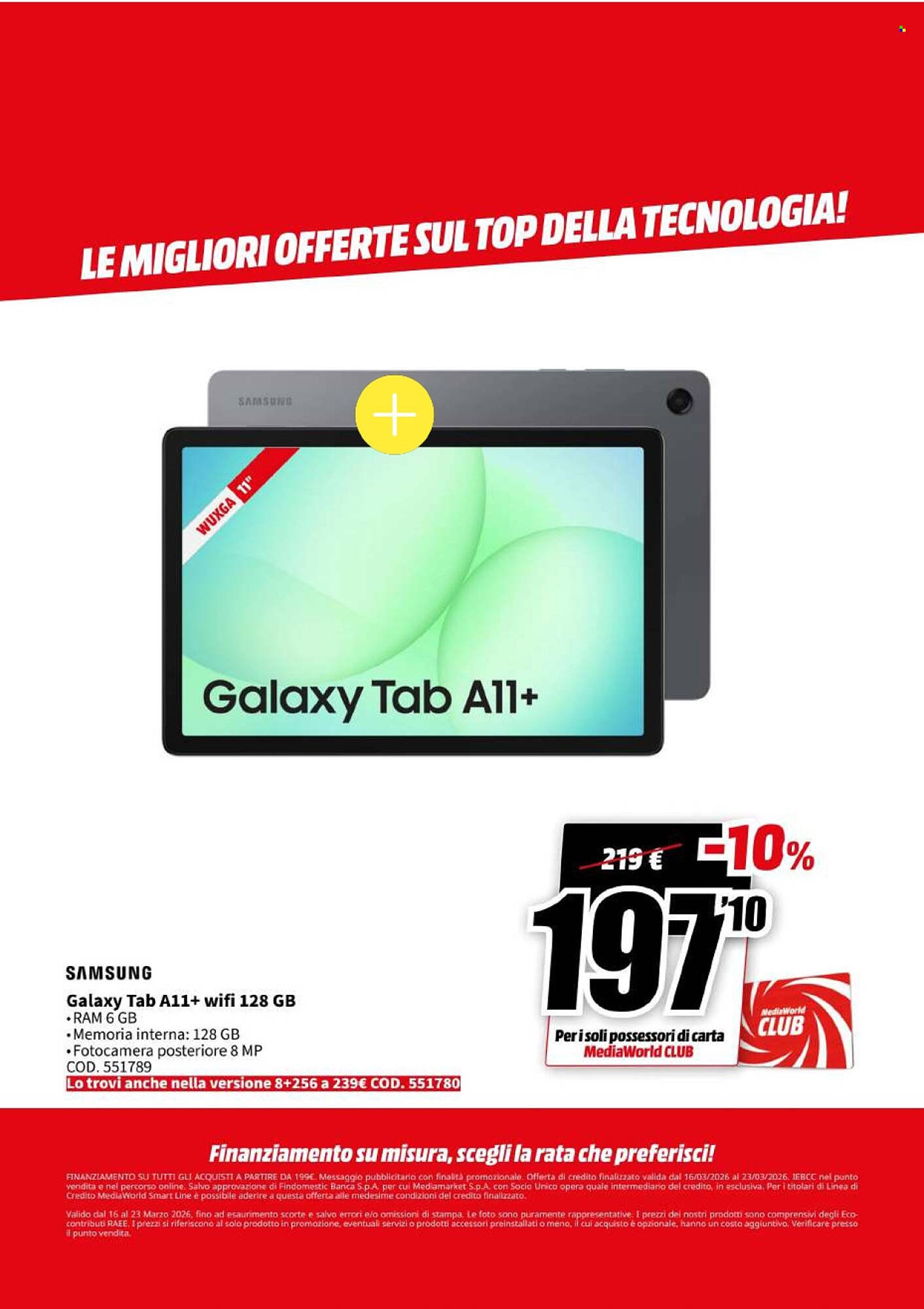 Volantino MediaWorld (2026-03-16 - 2026-03-23)