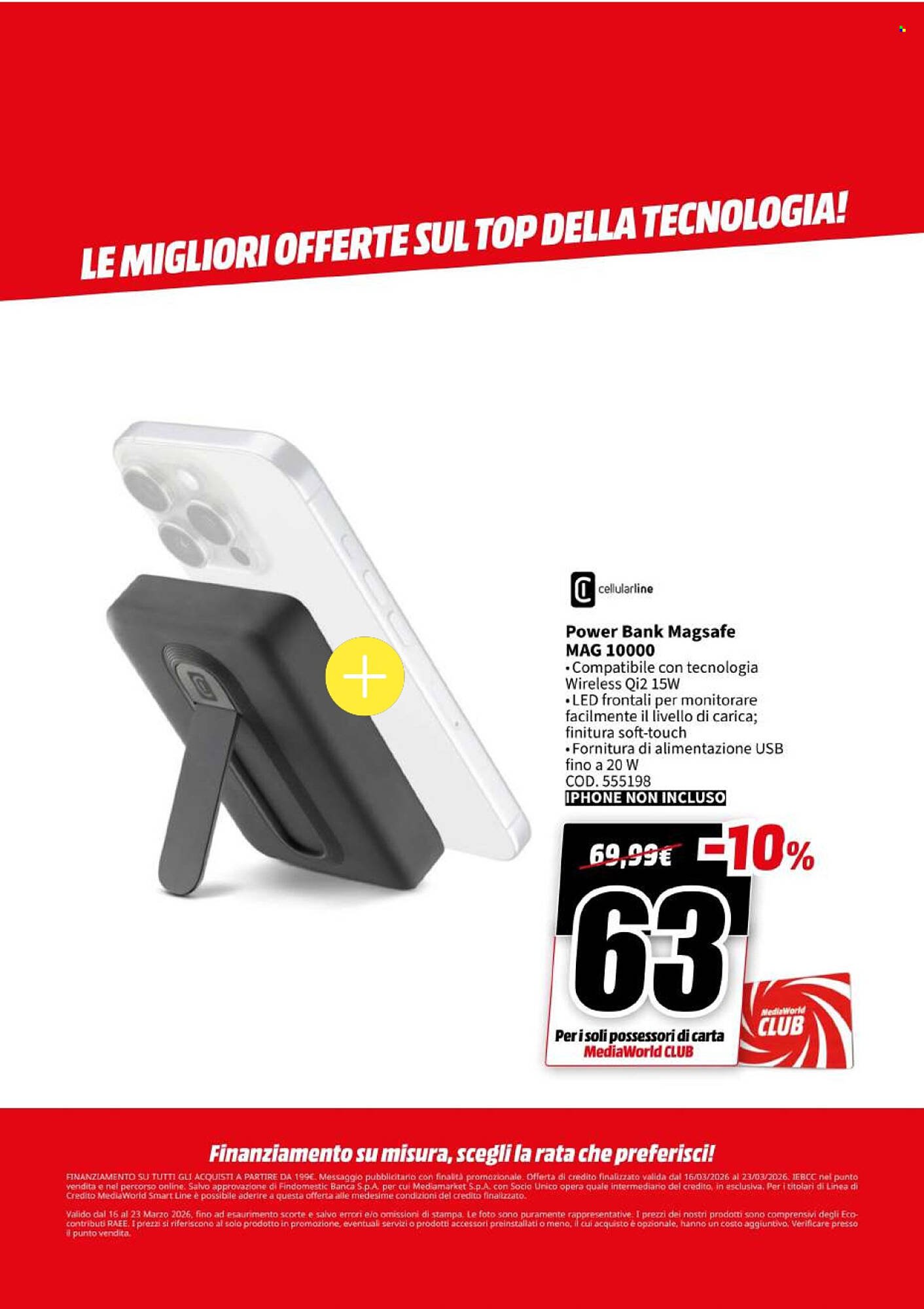 Volantino MediaWorld (2026-03-16 - 2026-03-23)