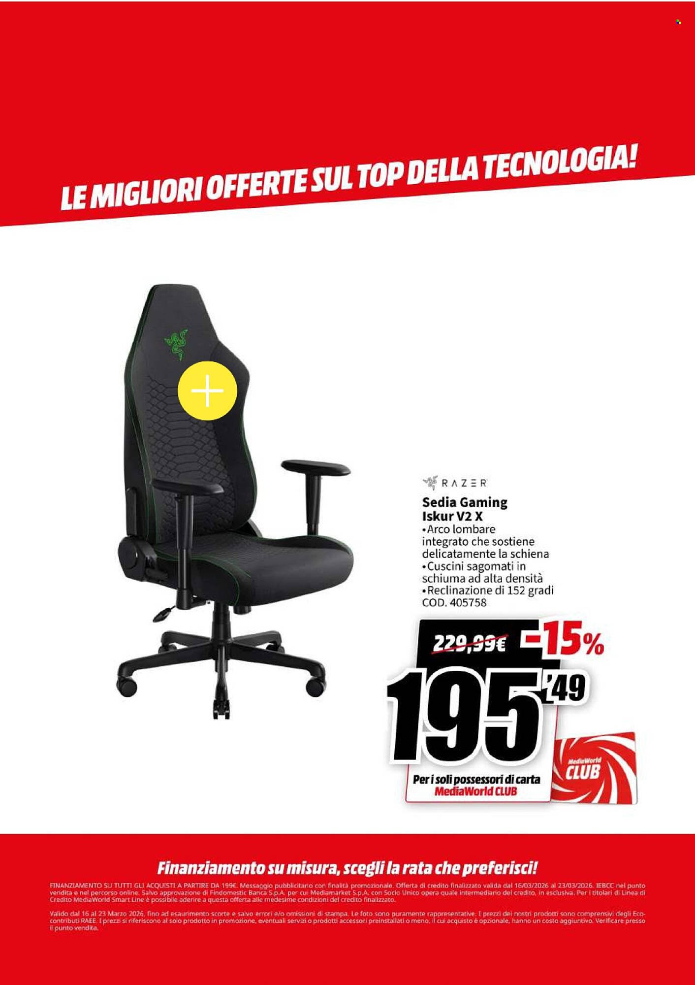 Volantino MediaWorld (2026-03-16 - 2026-03-23)