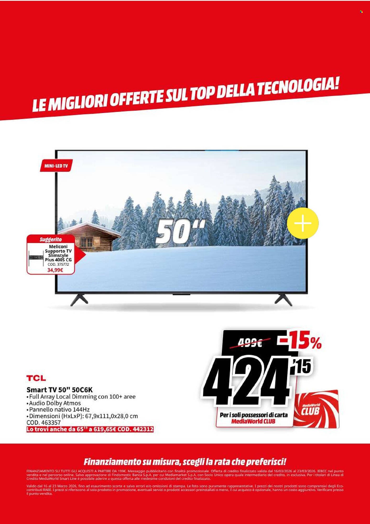 Volantino MediaWorld (2026-03-16 - 2026-03-23)