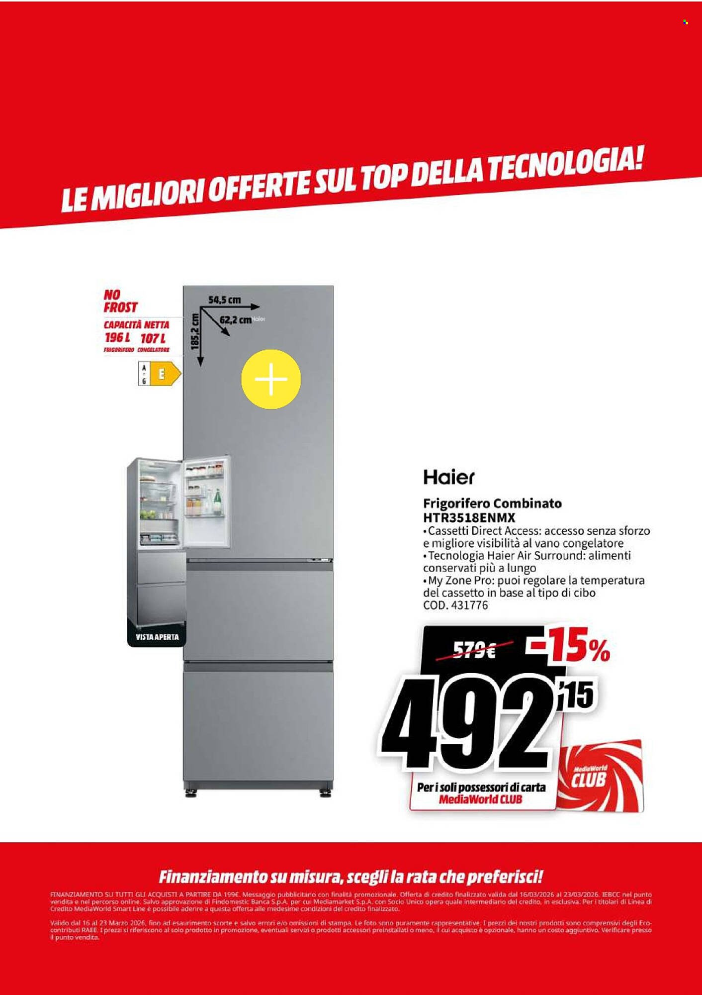 Volantino MediaWorld (2026-03-16 - 2026-03-23)