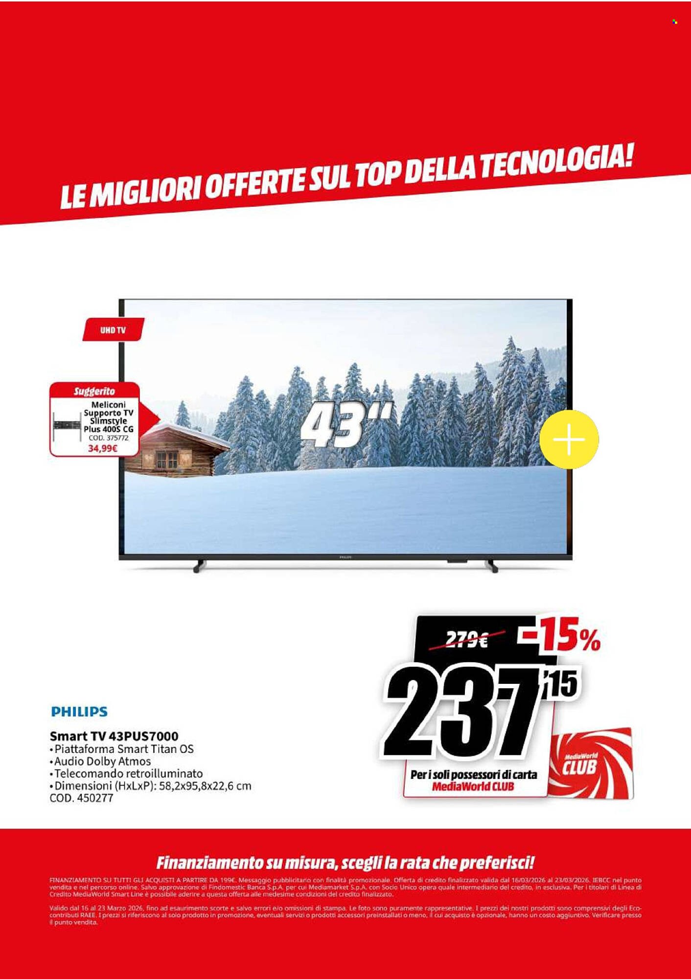 Volantino MediaWorld (2026-03-16 - 2026-03-23)
