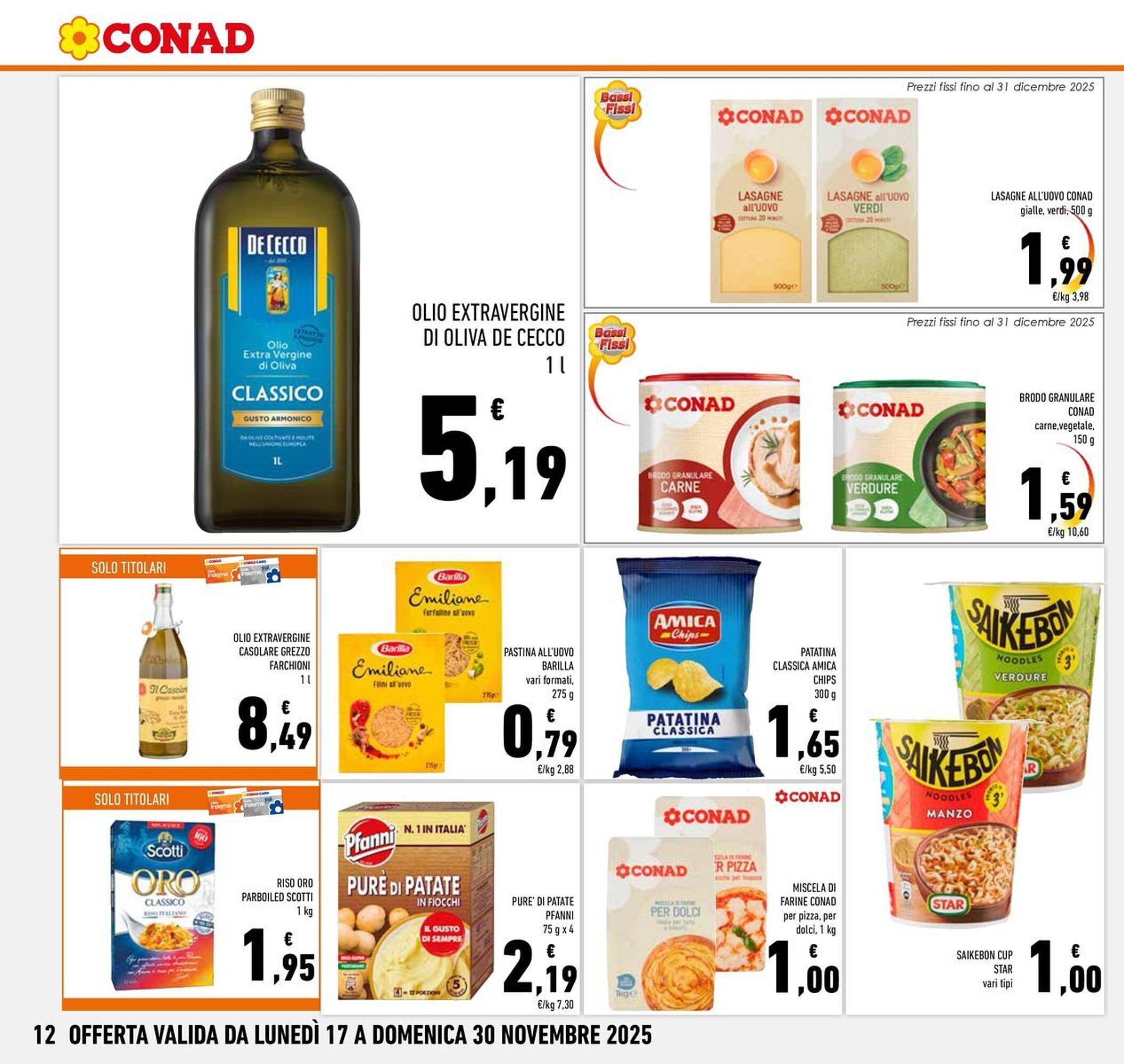 Volantino Conad (2025-11-17 - 2025-11-30)