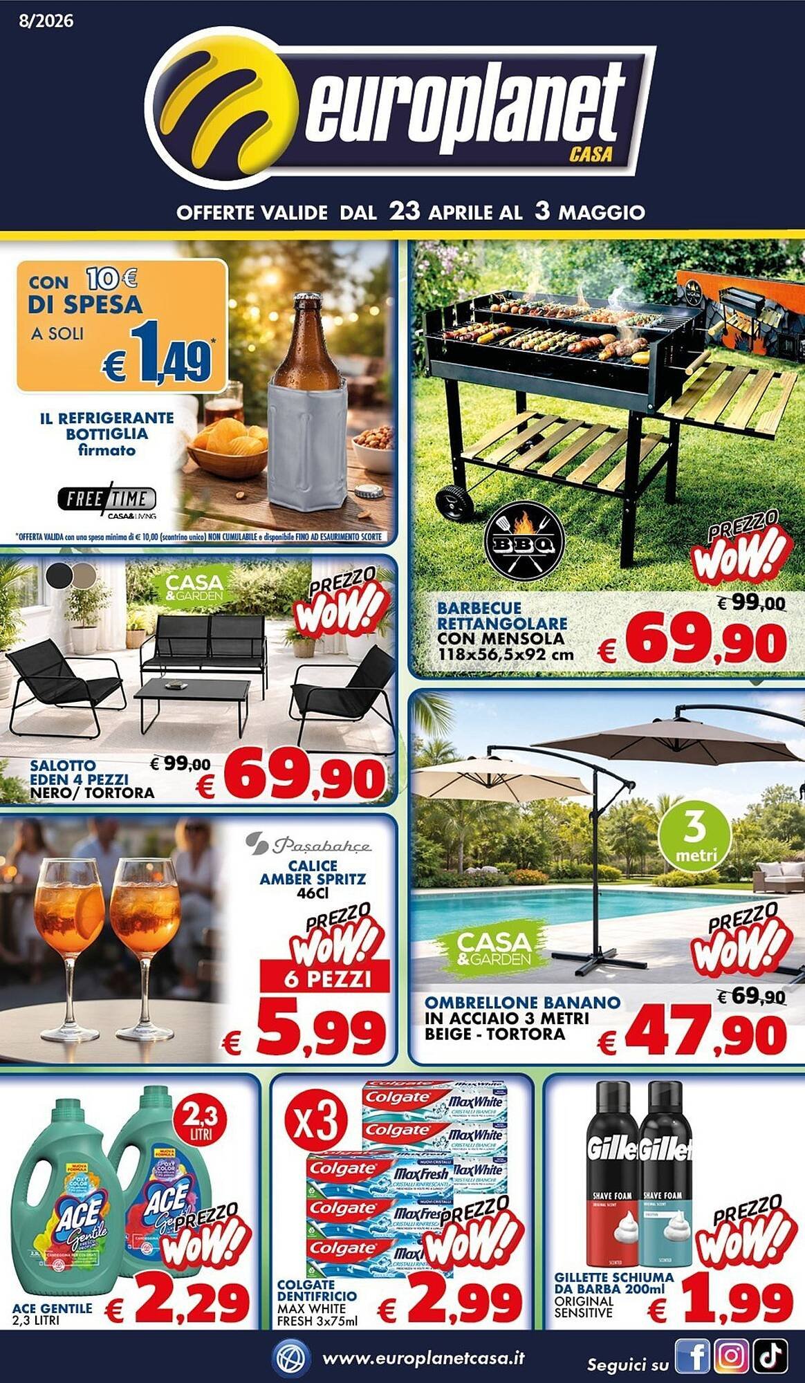 Volantino Europlanet Casa (2026-04-23 - 2026-05-03)