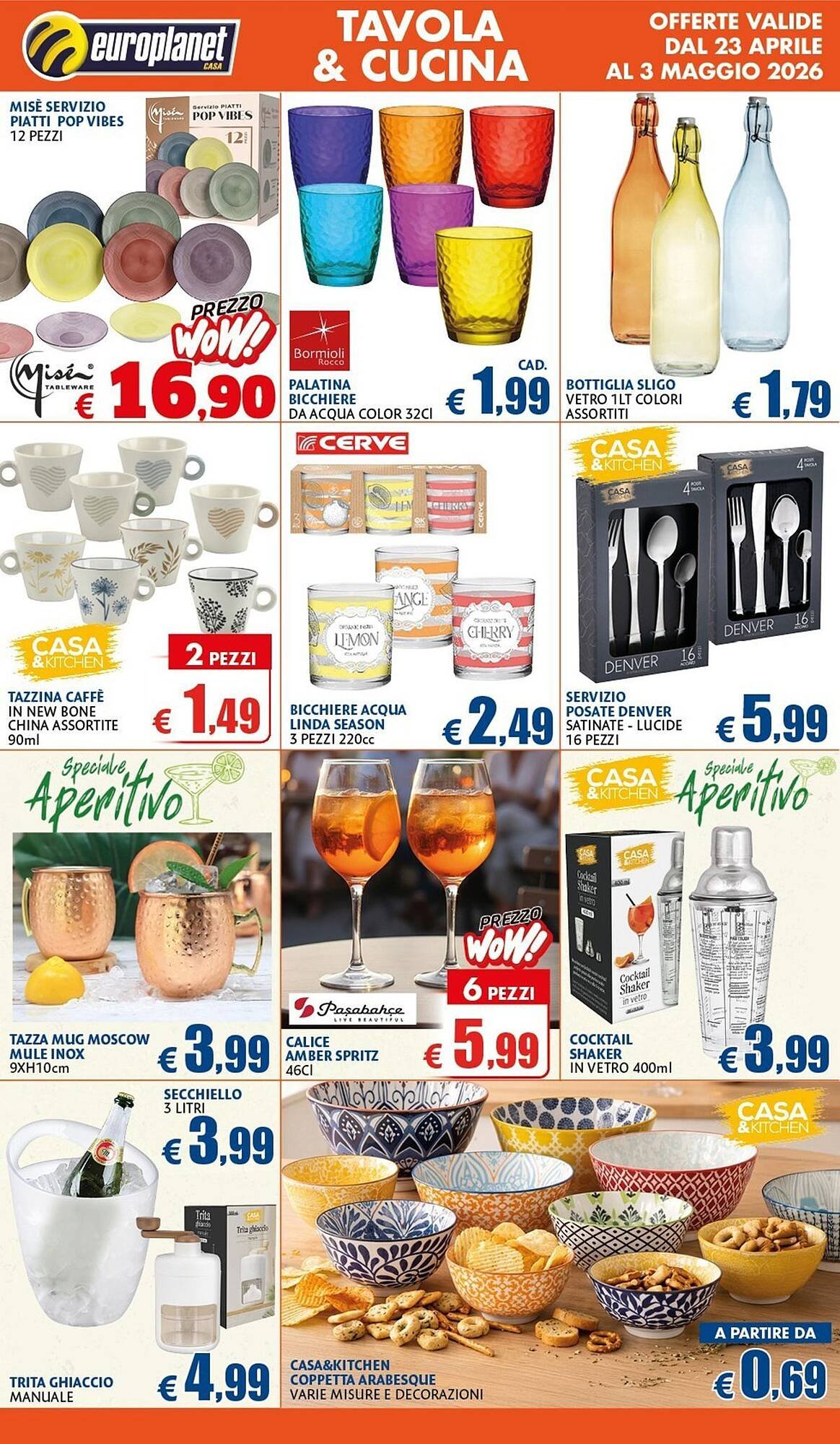 Volantino Europlanet Casa (2026-04-23 - 2026-05-03)