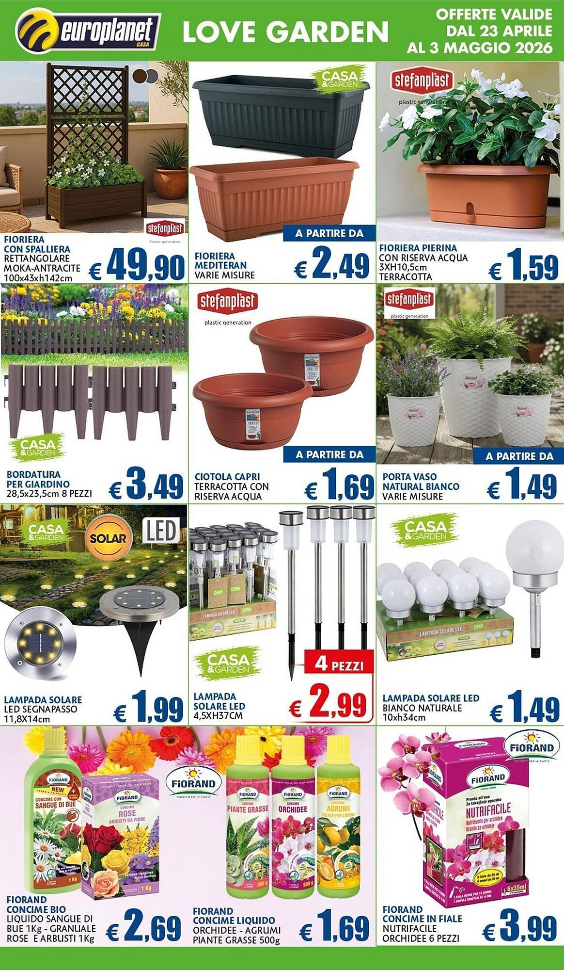 Volantino Europlanet Casa (2026-04-23 - 2026-05-03)