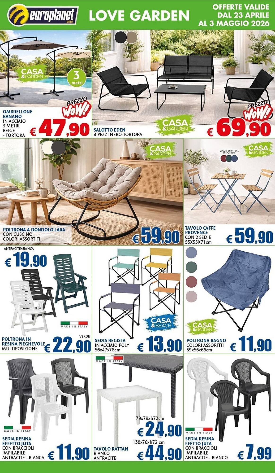 Volantino Europlanet Casa (2026-04-23 - 2026-05-03)