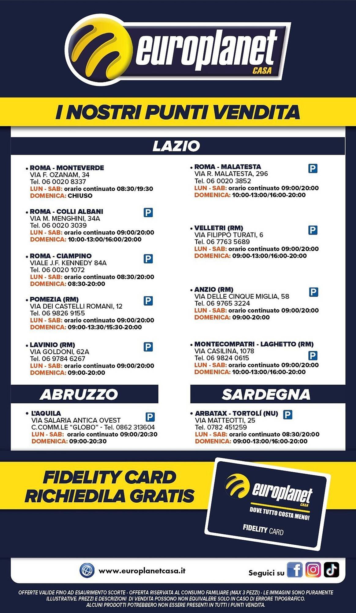 Volantino Europlanet Casa (2026-04-23 - 2026-05-03)