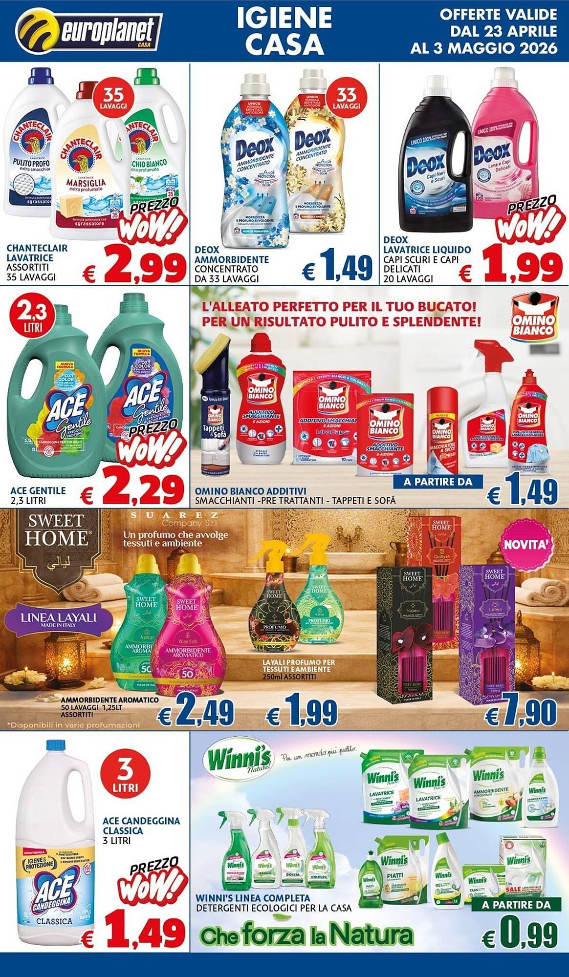 Volantino Europlanet Casa (2026-04-23 - 2026-05-03)