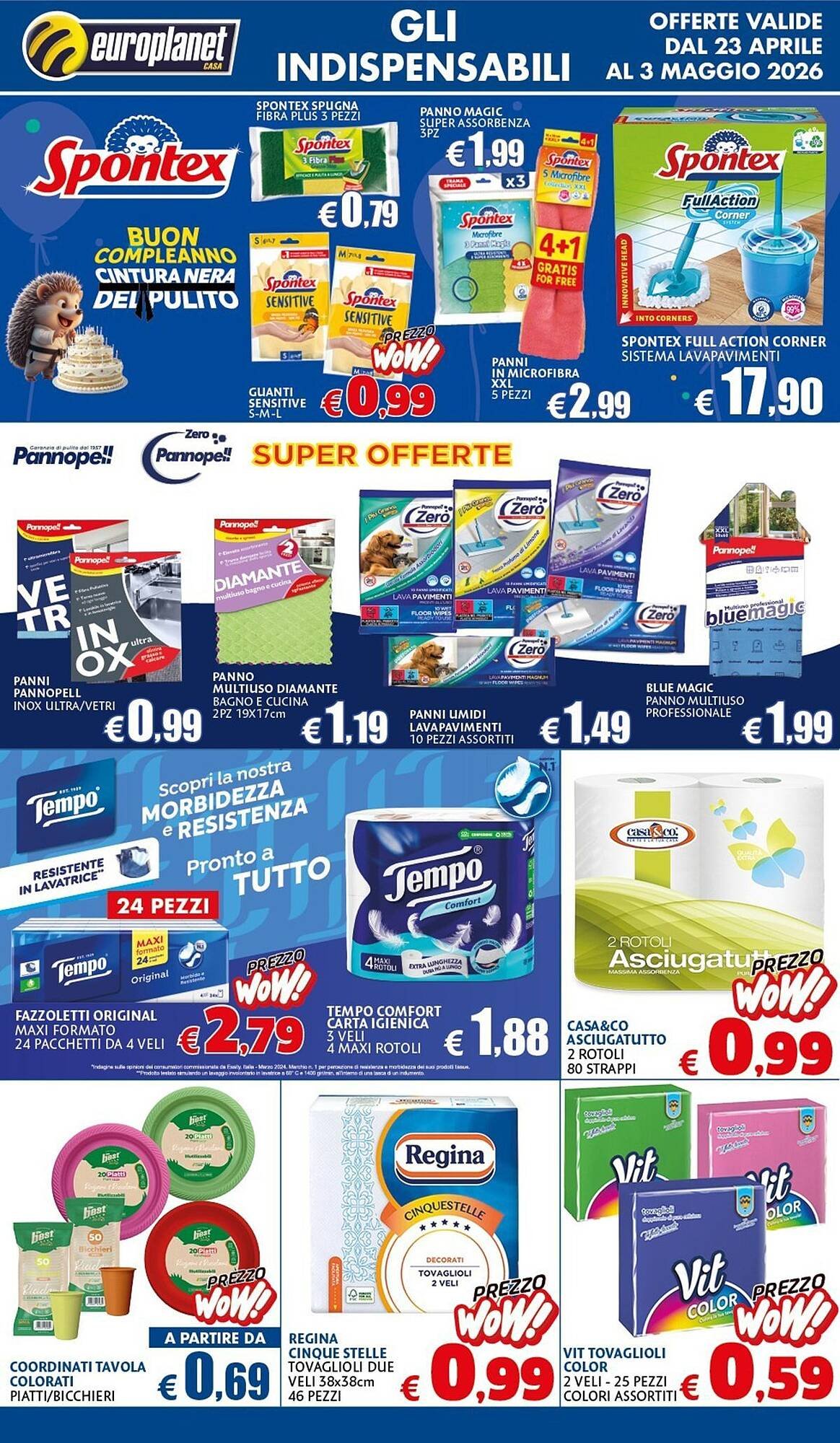 Volantino Europlanet Casa (2026-04-23 - 2026-05-03)