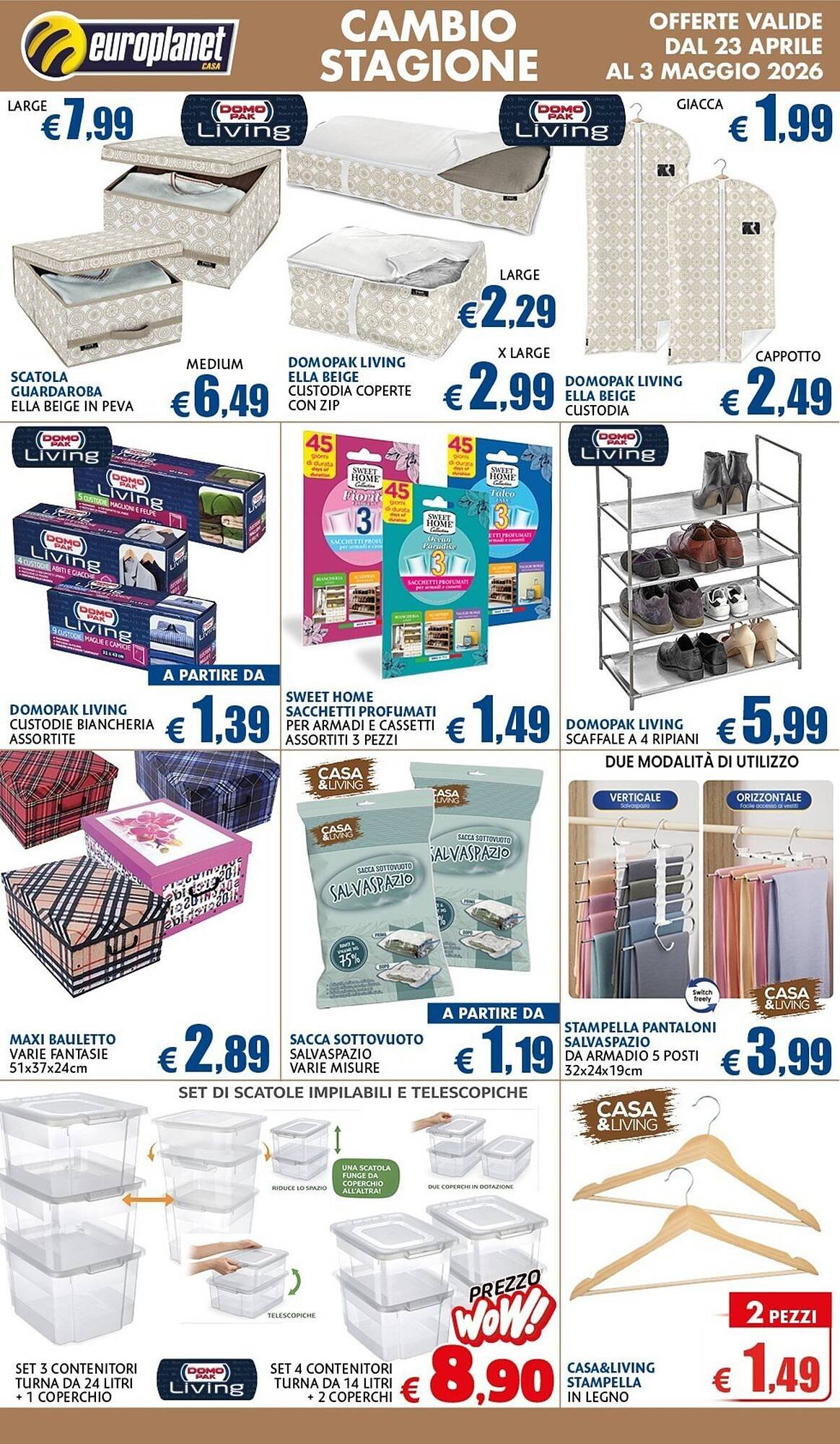 Volantino Europlanet Casa (2026-04-23 - 2026-05-03)