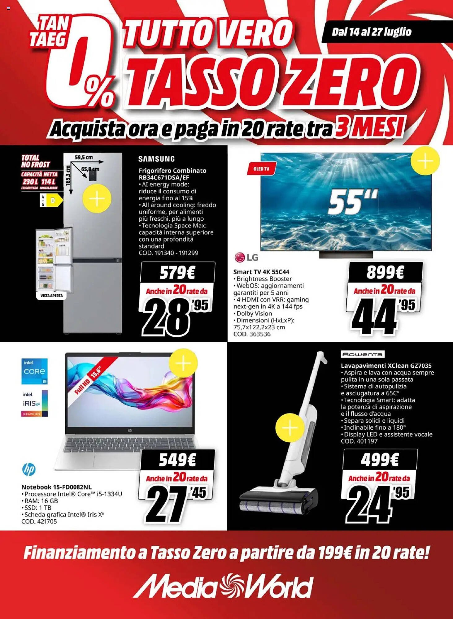 Volantino MediaWorld (2025-07-14 - 2025-07-27)