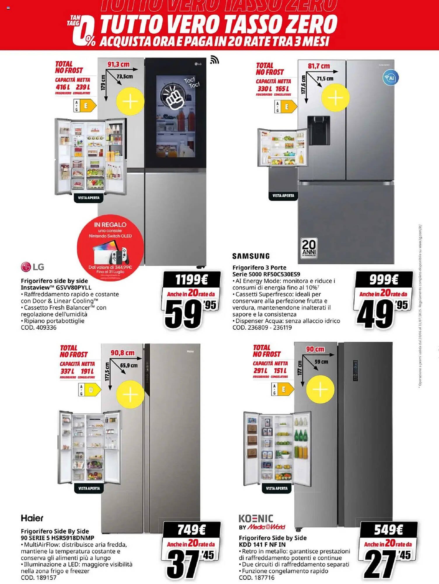 Volantino MediaWorld (2025-07-14 - 2025-07-27)
