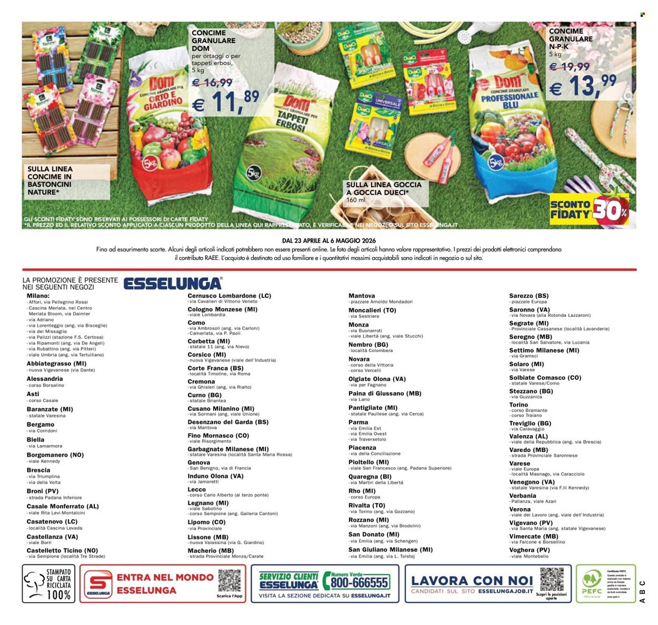 Volantino Esselunga (2026-04-23 - 2026-05-06)