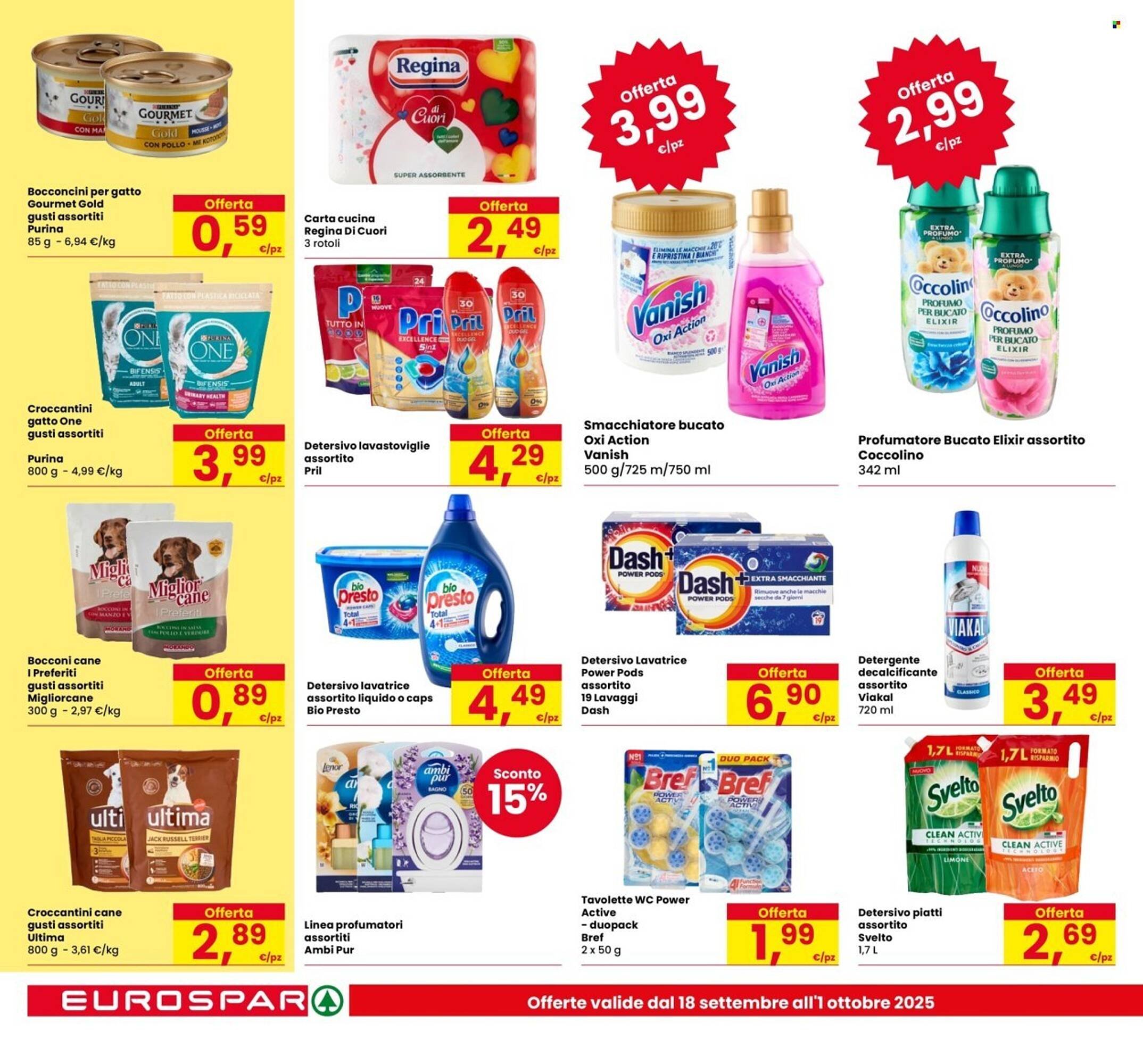 Volantino Eurospar (2025-09-18 - 2025-10-01)