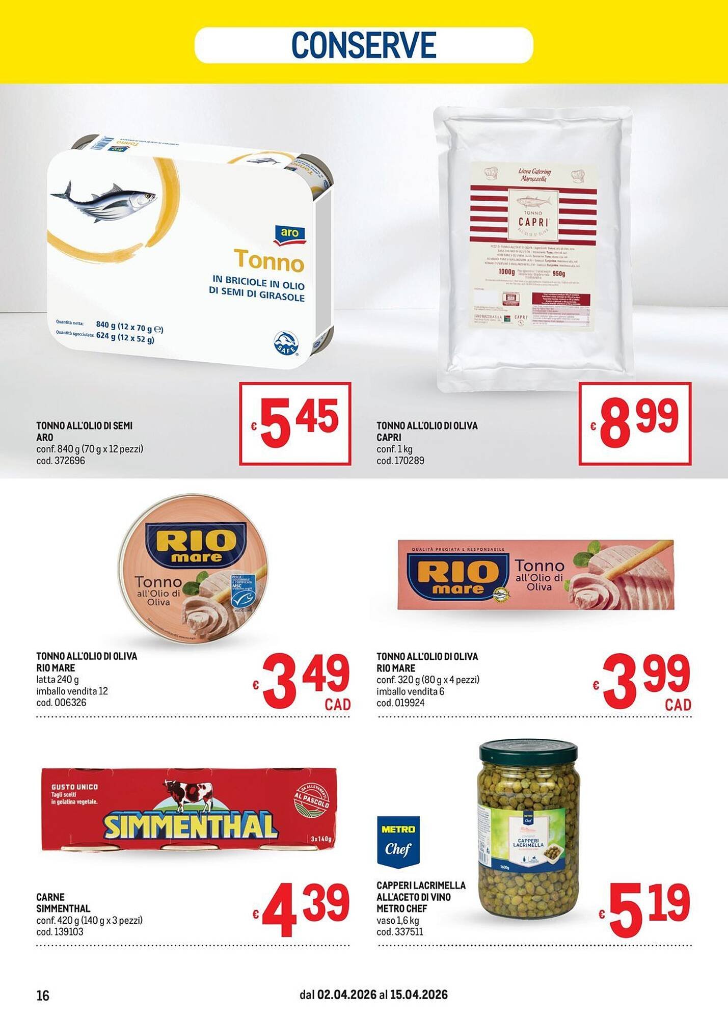 Volantino Metro (2026-04-02 - 2026-04-15)