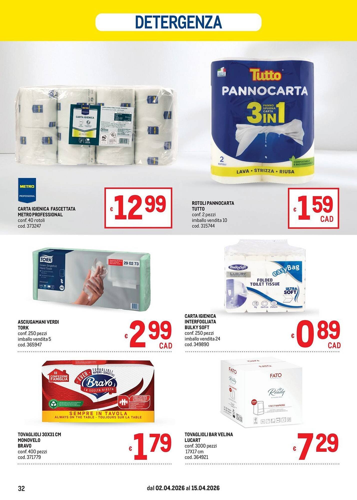 Volantino Metro (2026-04-02 - 2026-04-15)