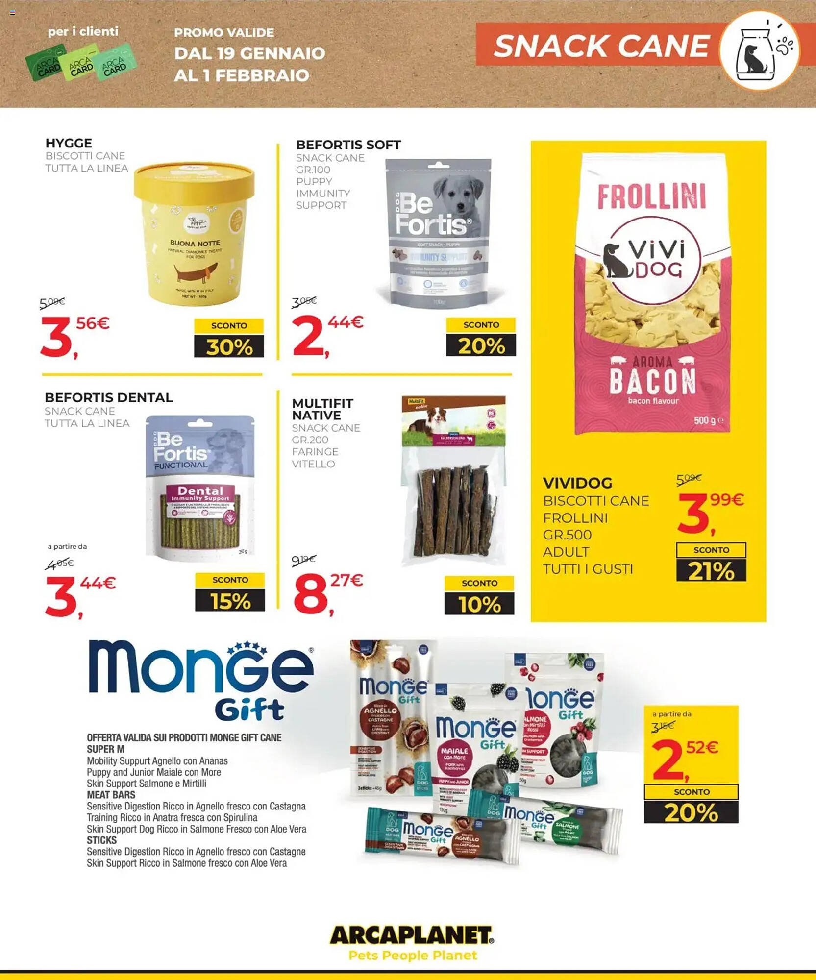 Volantino Arcaplanet (2026-01-19 - 2026-02-01)