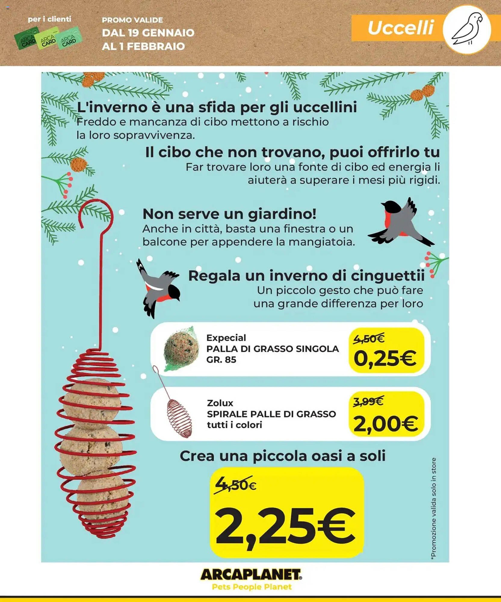 Volantino Arcaplanet (2026-01-19 - 2026-02-01)