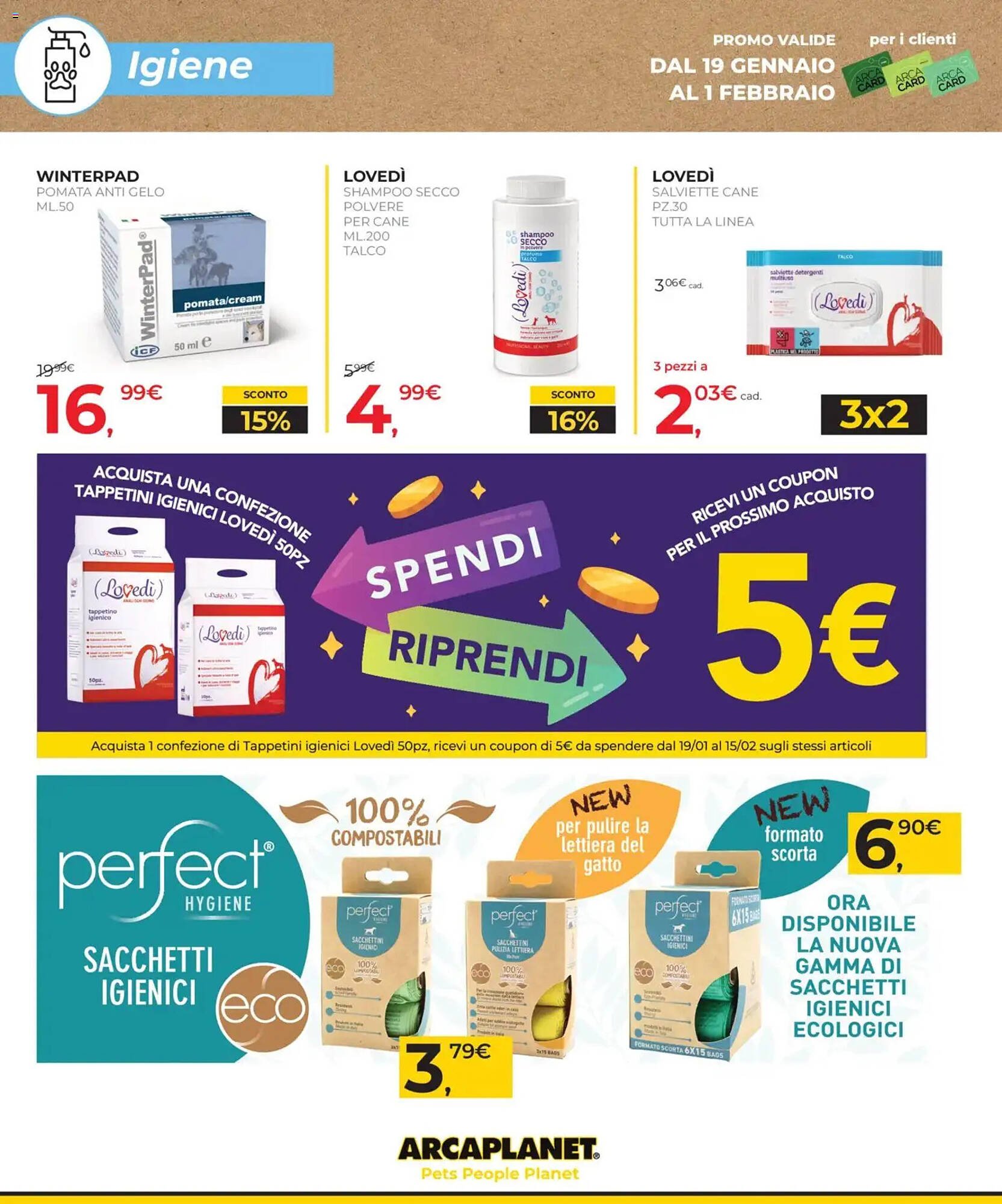 Volantino Arcaplanet (2026-01-19 - 2026-02-01)