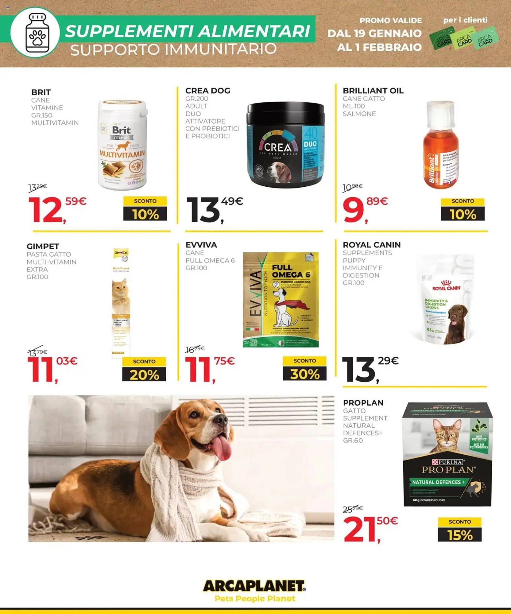 Volantino Arcaplanet (2026-01-19 - 2026-02-01)