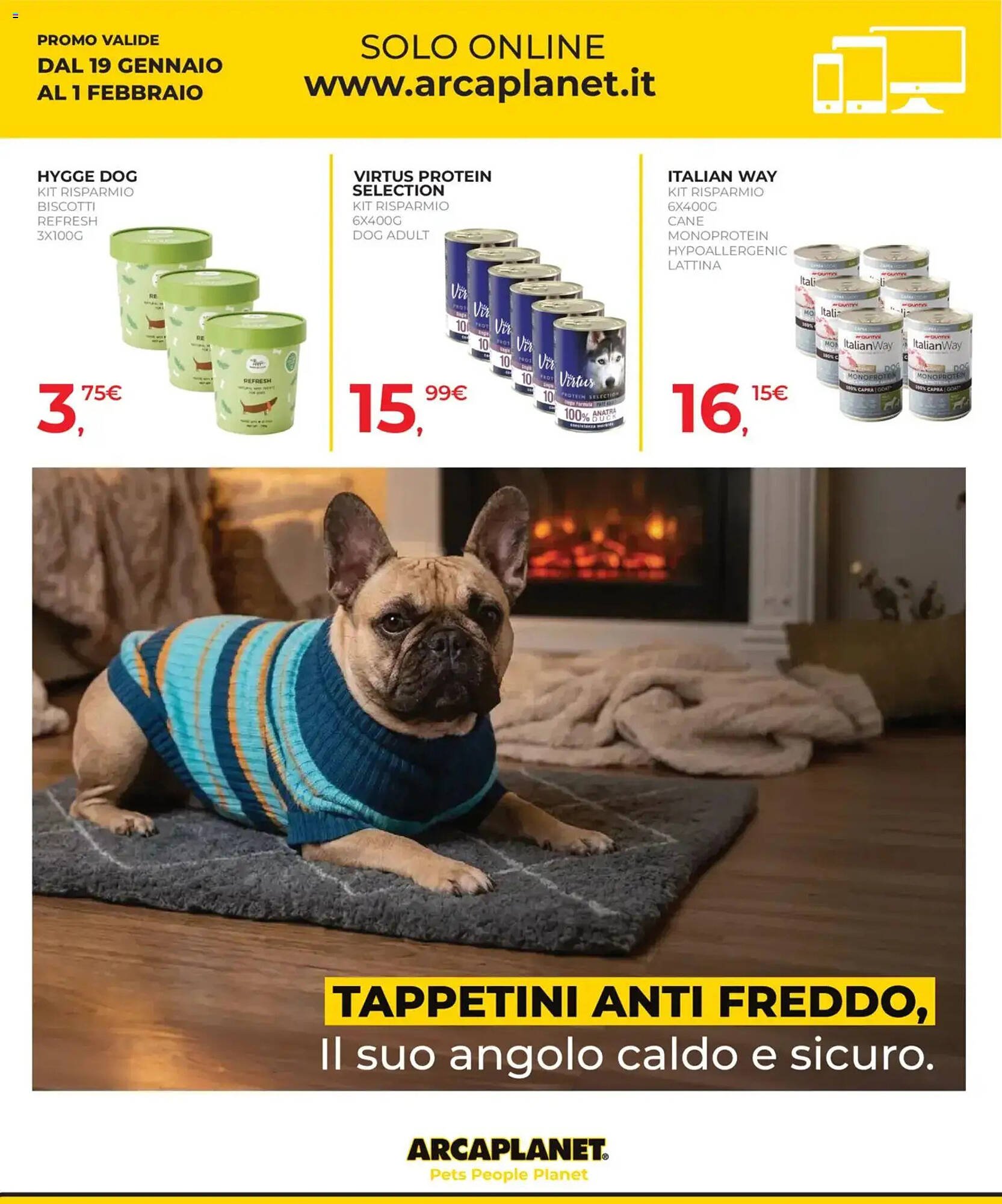 Volantino Arcaplanet (2026-01-19 - 2026-02-01)