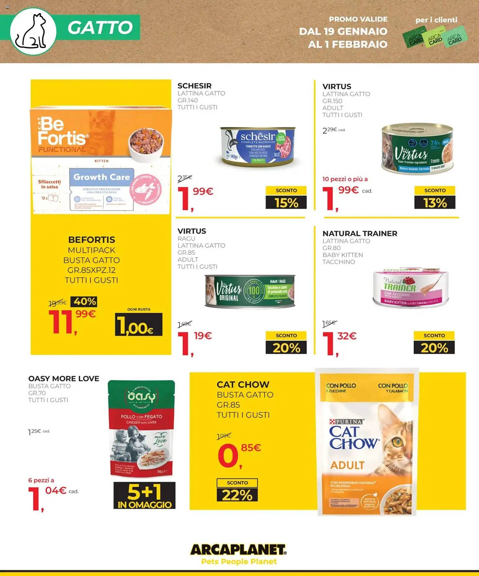 Volantino Arcaplanet (2026-01-19 - 2026-02-01)