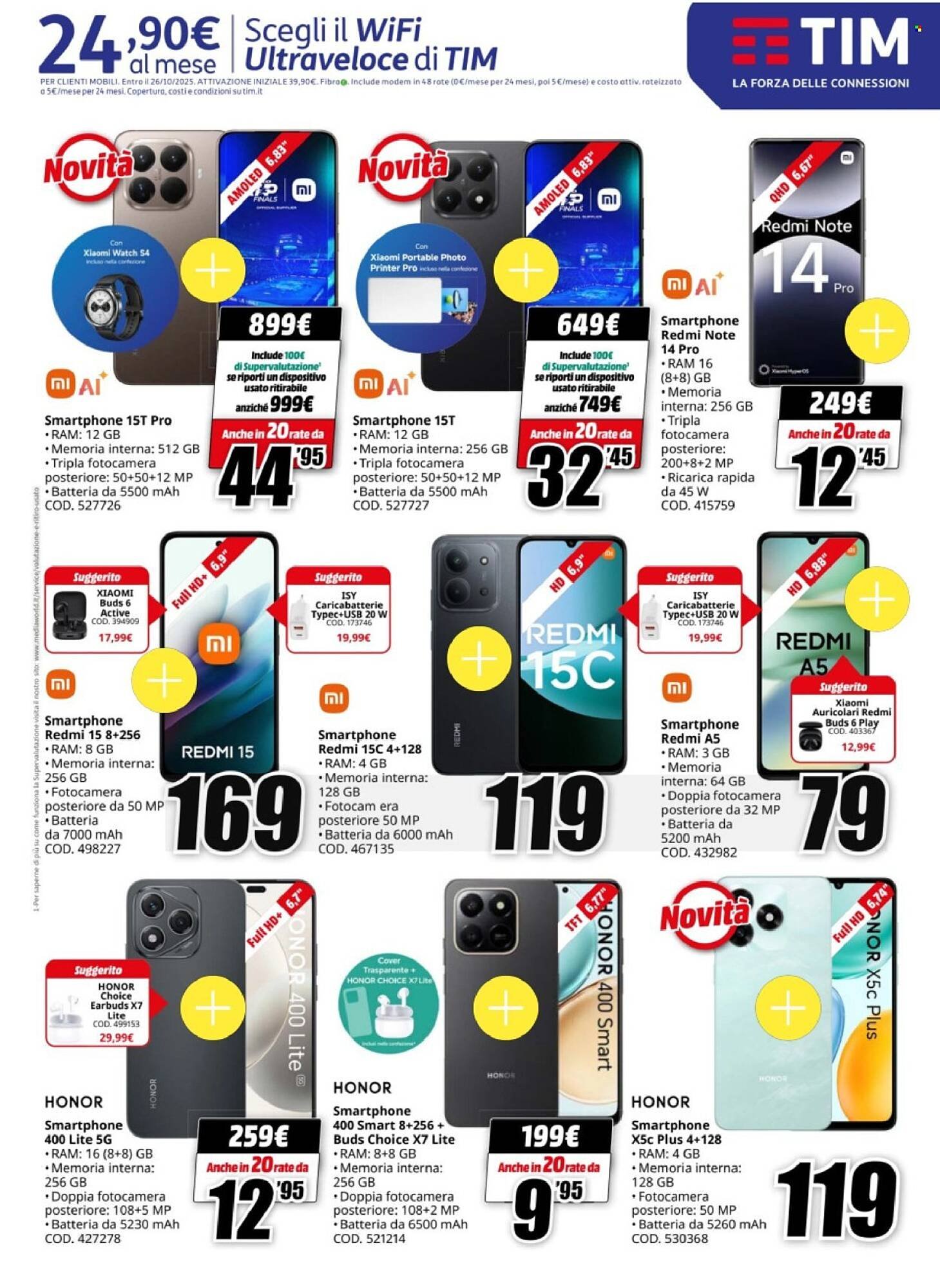 Volantino MediaWorld (2025-10-13 - 2025-10-26)