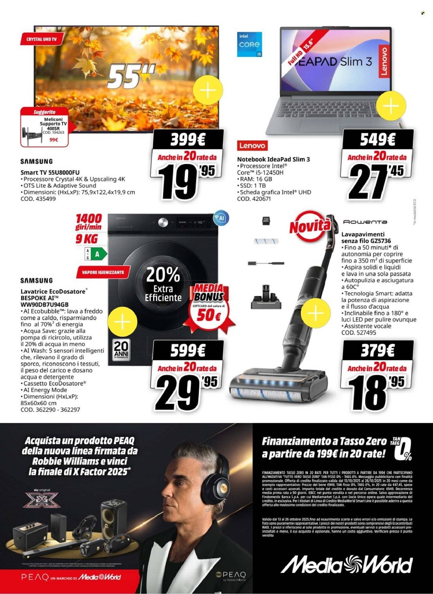 Volantino MediaWorld (2025-10-13 - 2025-10-26)