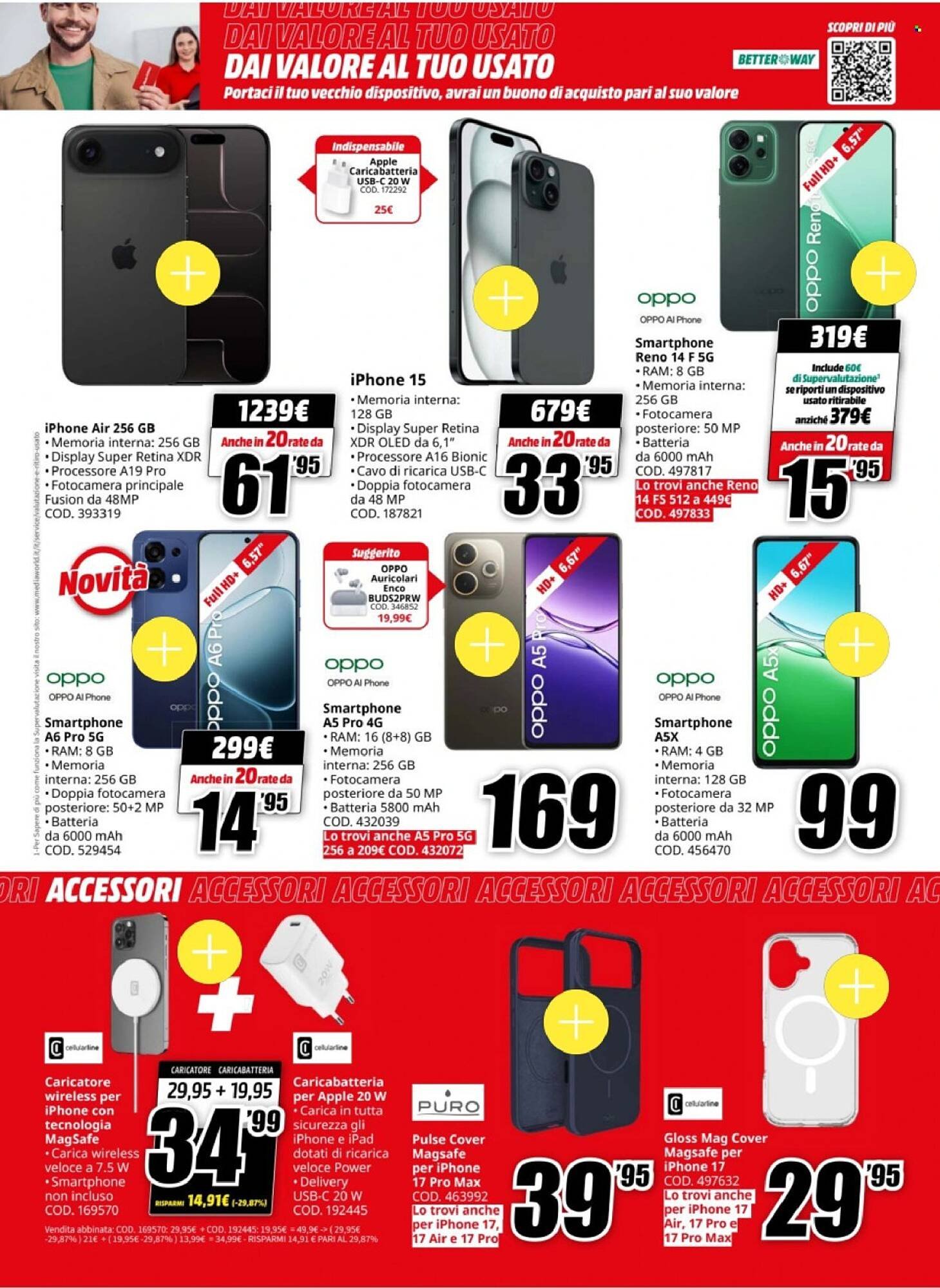 Volantino MediaWorld (2025-10-13 - 2025-10-26)