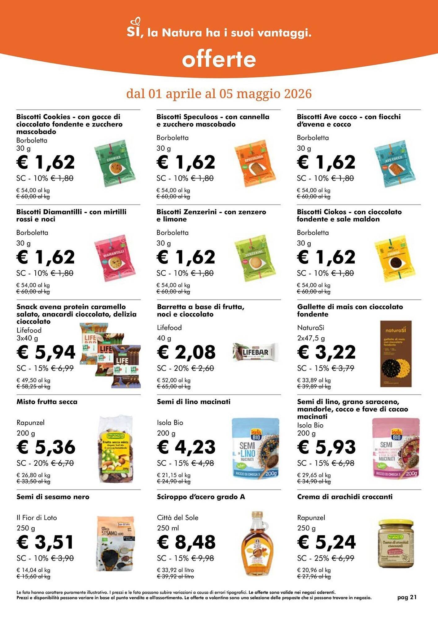 Volantino NaturaSì (2026-04-01 - 2026-04-30)