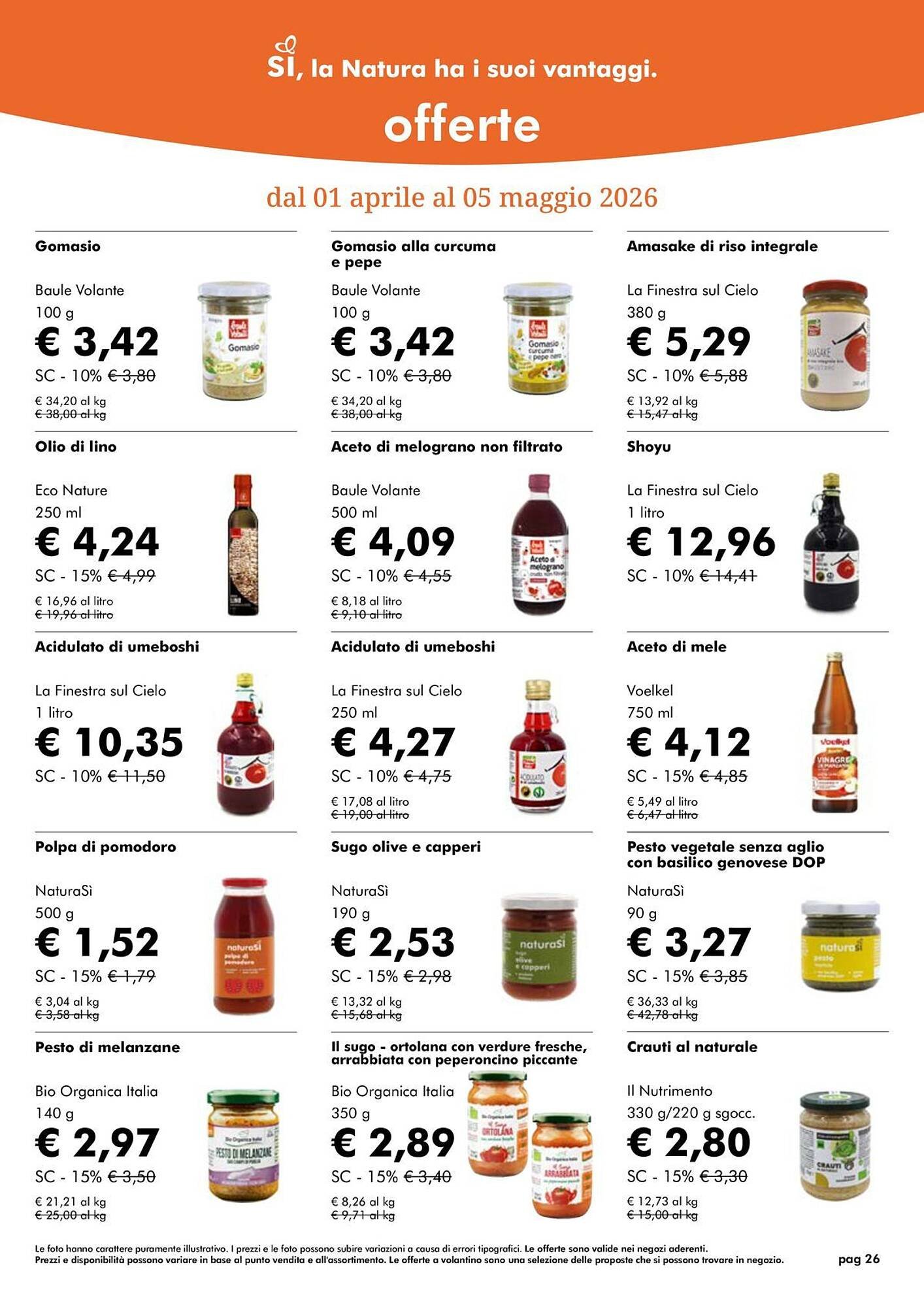 Volantino NaturaSì (2026-04-01 - 2026-04-30)