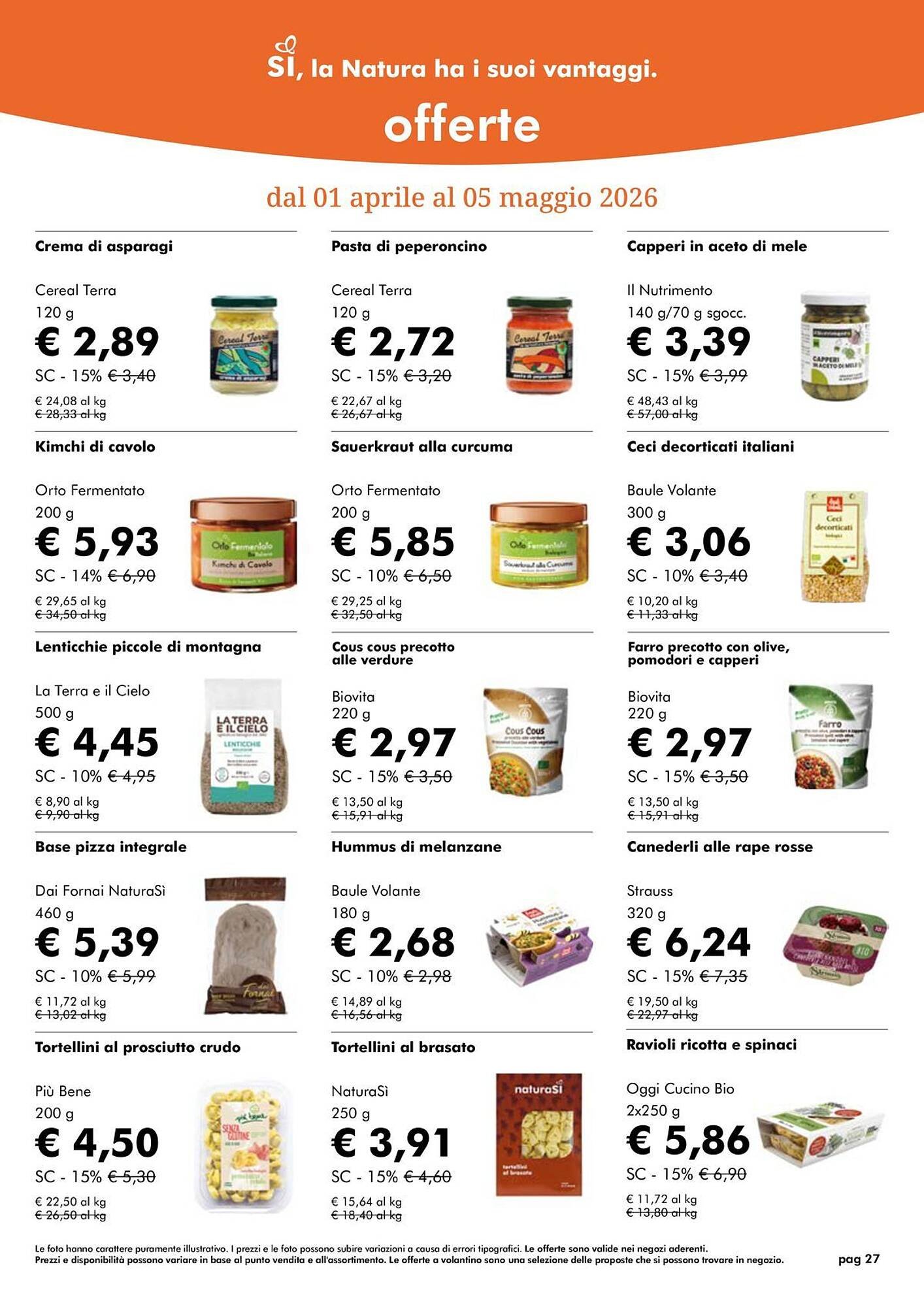 Volantino NaturaSì (2026-04-01 - 2026-04-30)
